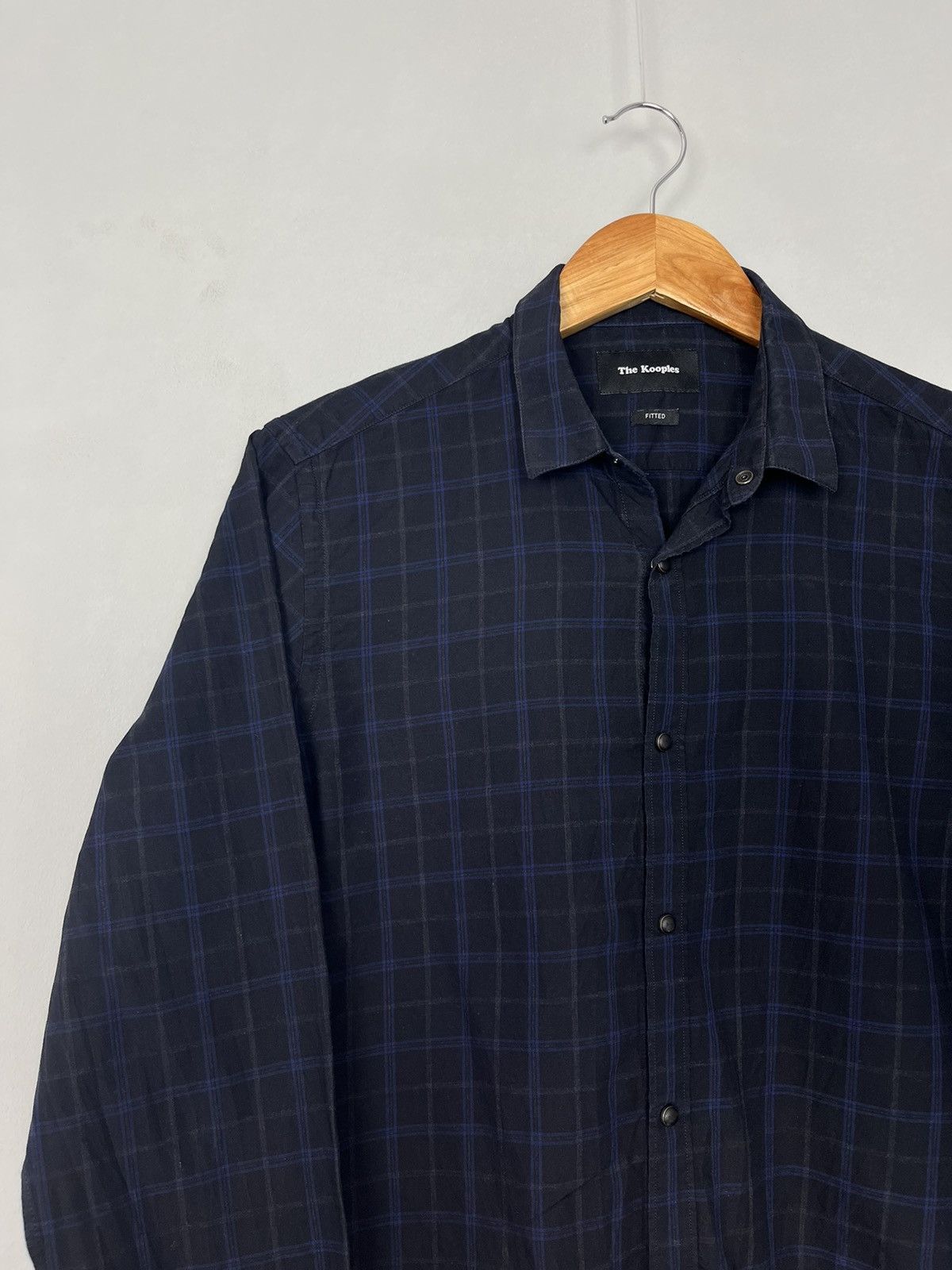 The Kooples The Kooples Plaid Cotton Long Sleeve Shirt Size US S / EU 44-46 / 1 - 2 Thumbnail
