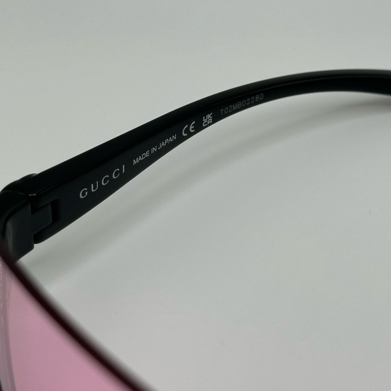 Gucci BRAND NEW GUCCI GG1650S 002 Black Pink Unisex Sunglasses Size ONE SIZE - 6 Thumbnail