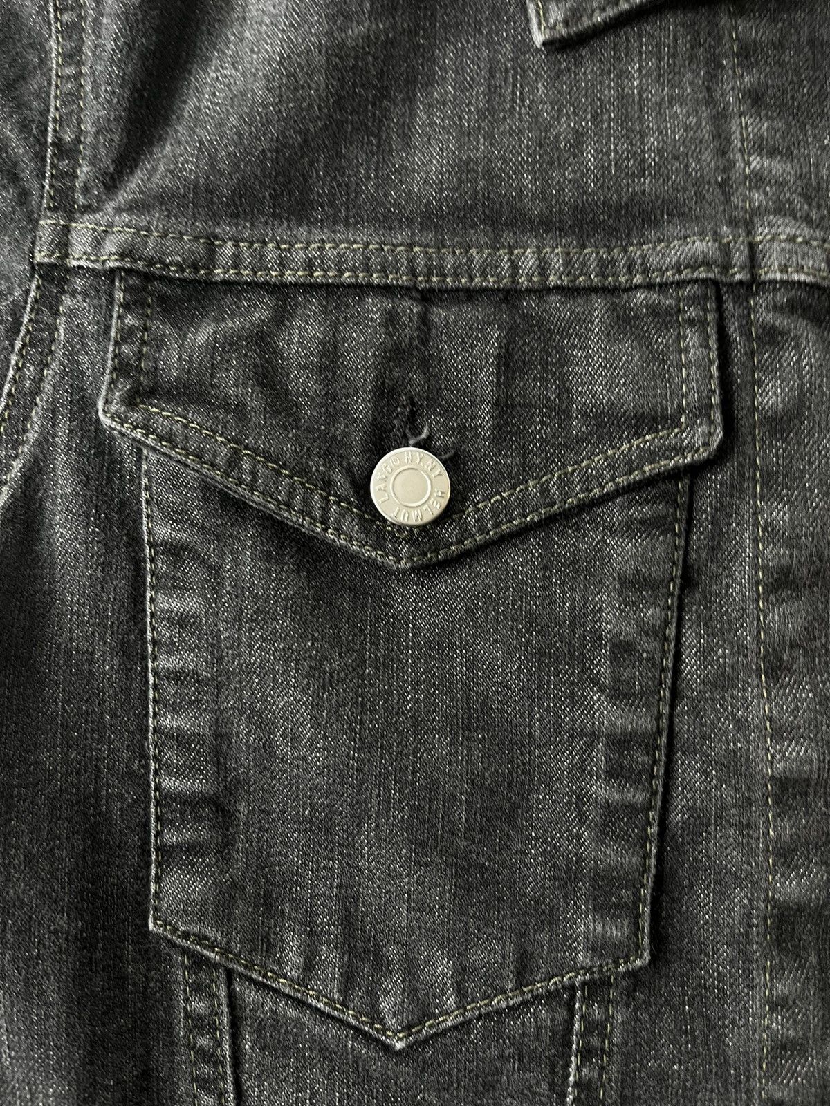 Helmut Lang SS04 "Dragonfly" elastic denim trucker Size US M / EU 48-50 / 2 - 6 Thumbnail