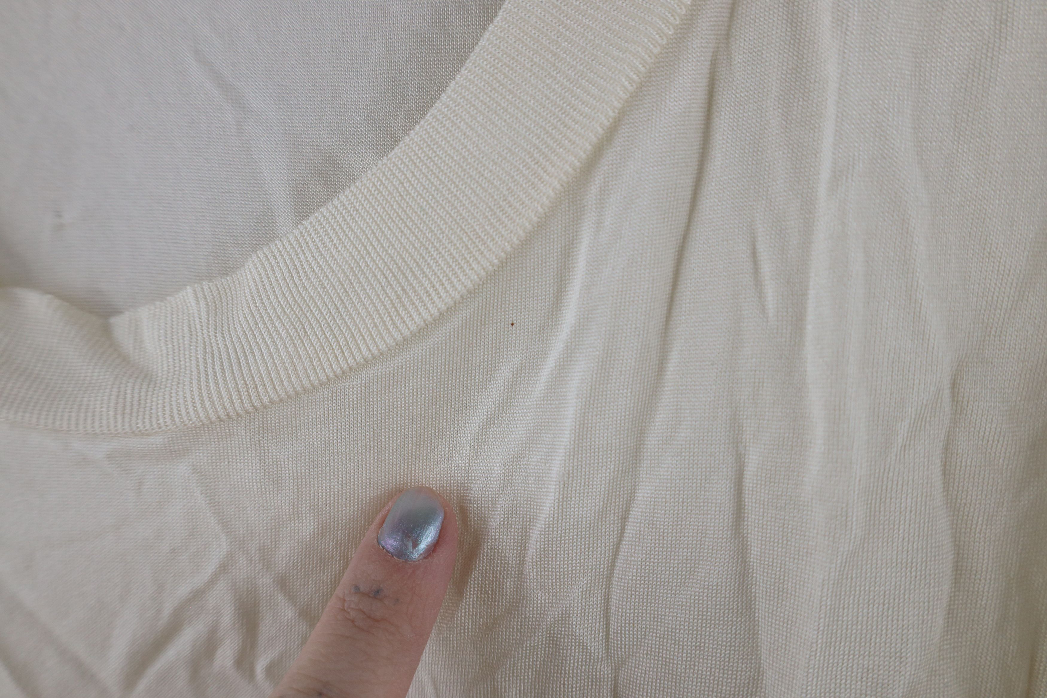Vintage Vintage 90s Streetwear Sheer Silk Long Sleeve T-Shirt Size US XL / EU 56 / 4 - 4 Thumbnail