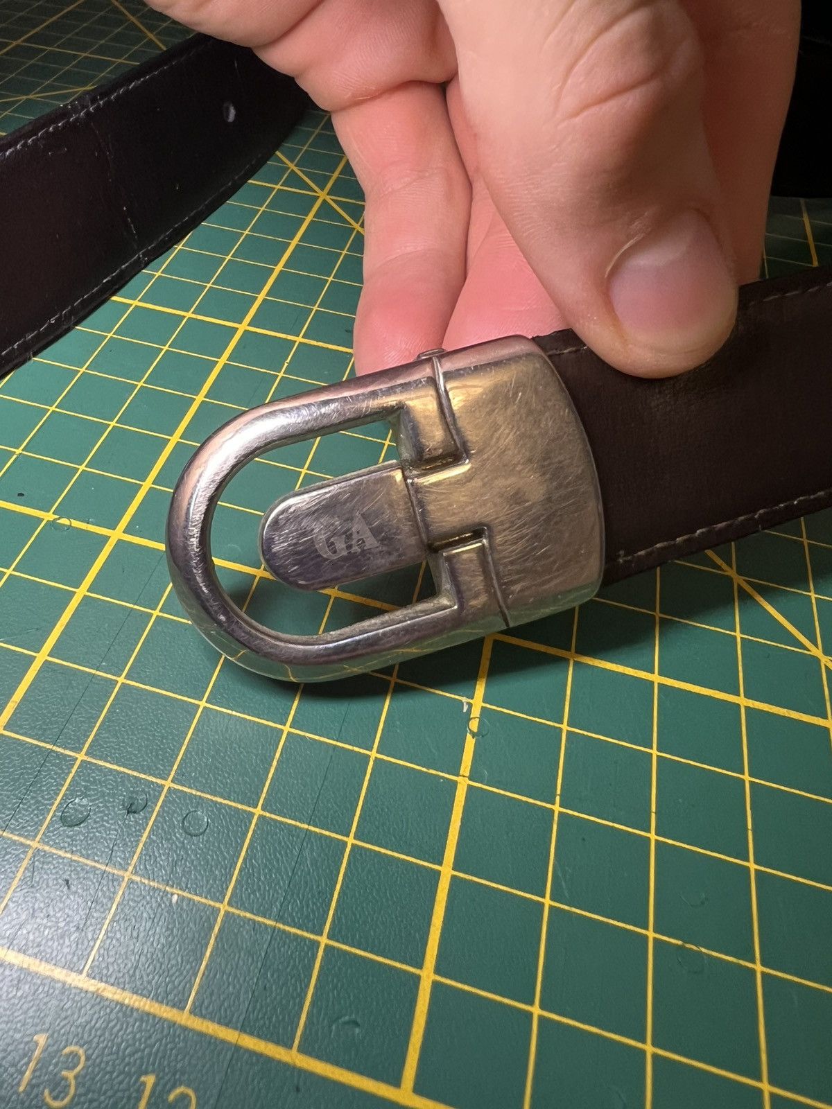 Giorgio Armani Vintage Georgio Armani reversible two-tone leather belt Size ONE SIZE - 13 Thumbnail