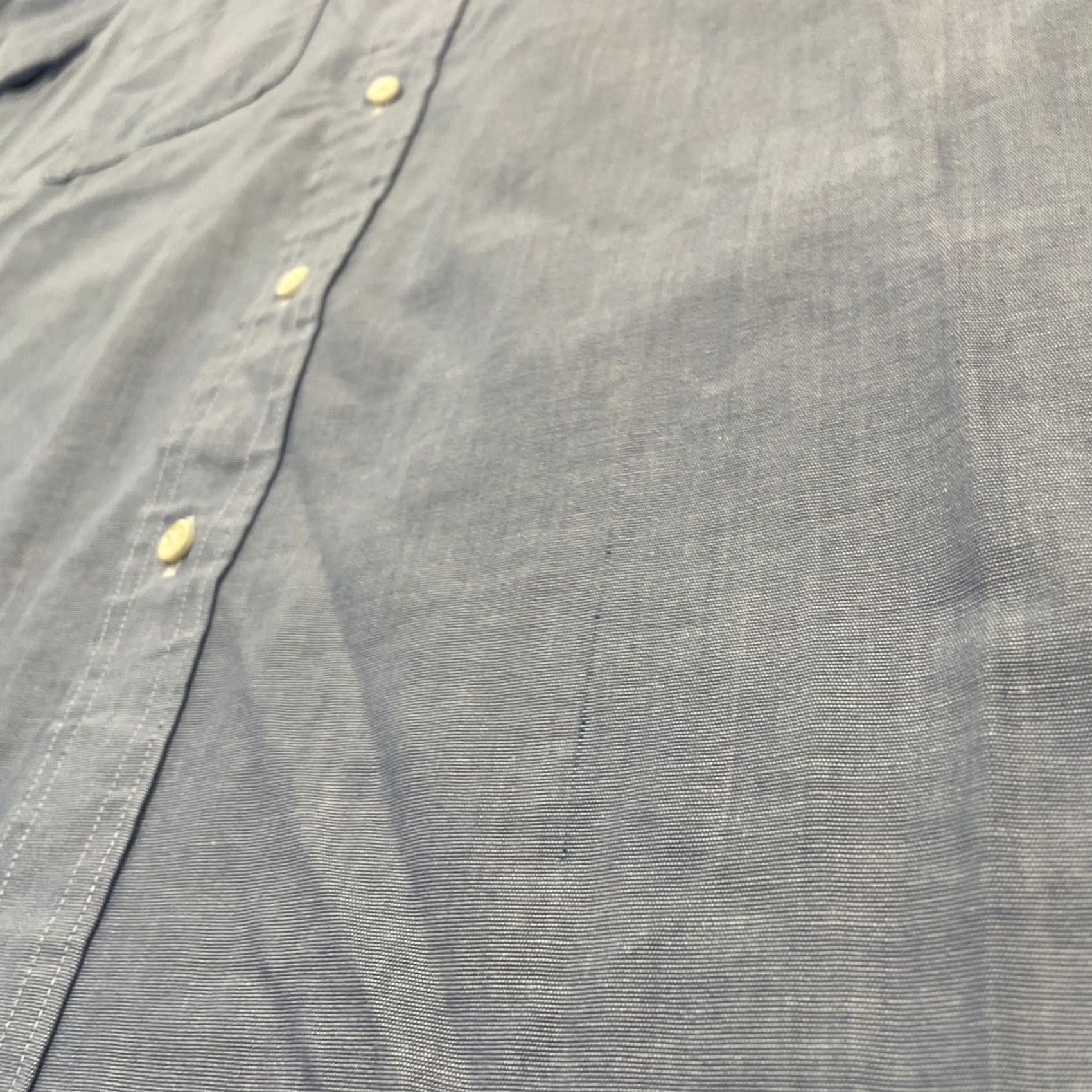 Arrow VINTAGE Arrow Dover Shirt Men 16 Tall Blue Button-Down Short Sleeve USA Made Striped 90s Oxford Casual Size US L / EU 52-54 / 3 - 5 Thumbnail