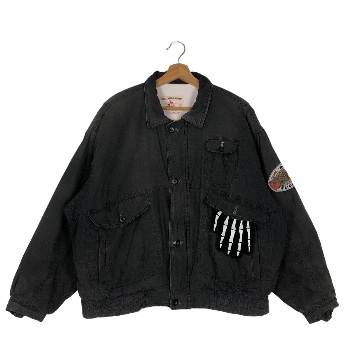 Japanese Brand 🔥90’s VINTAGE BOMBER JACKET CUBE MEASURE ISSEY MIYAKE Size US M / EU 48-50 / 2 - 2 Thumbnail