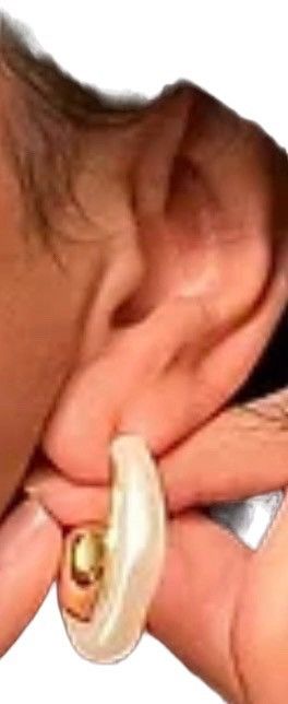 Vintage Abstract Pearl Hoop Earrings by Inahur Size ONE SIZE - 7 Thumbnail
