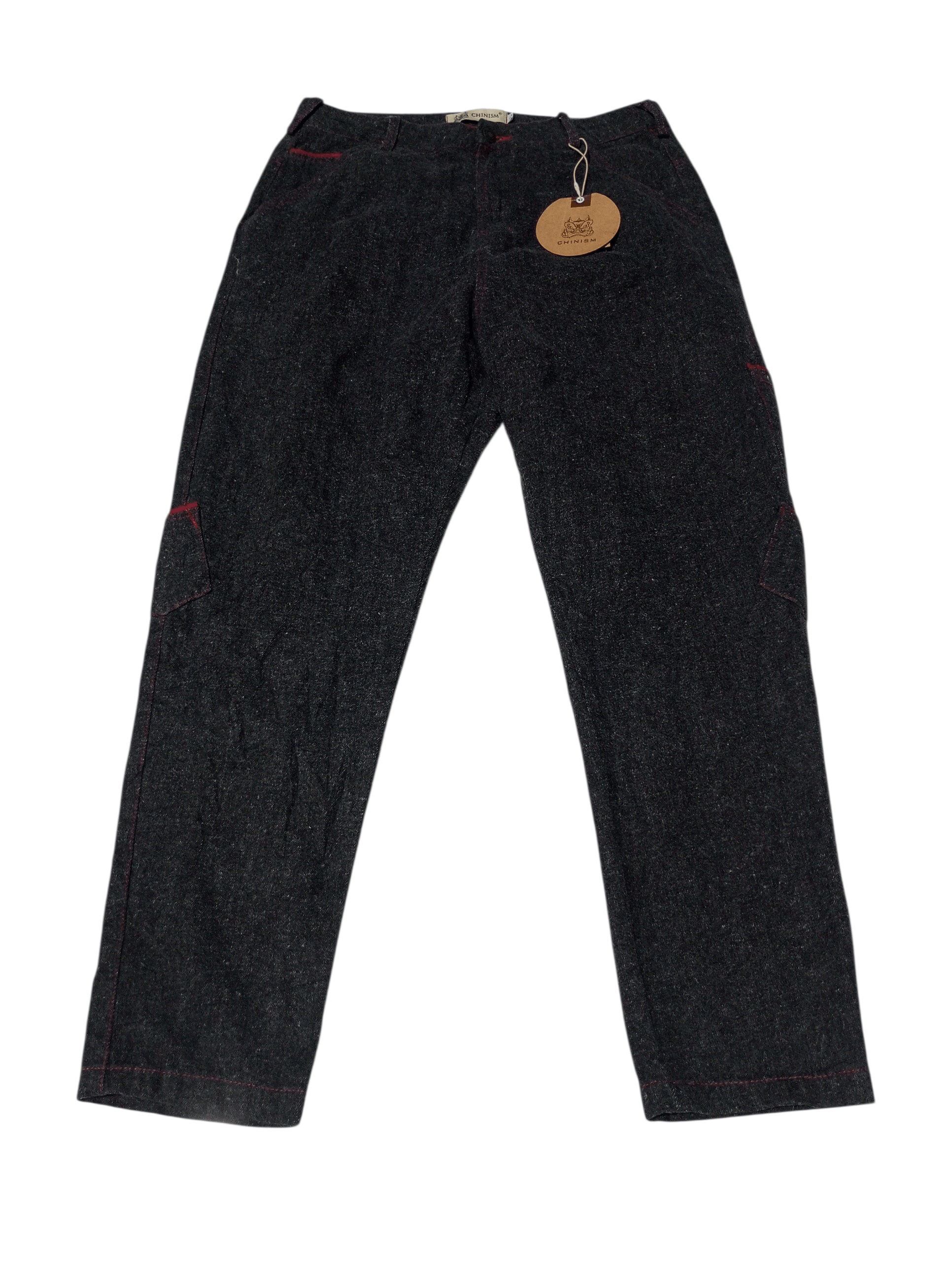 20471120 Vintage chinism multi pocket grey denim Size US 31 - 2 Thumbnail