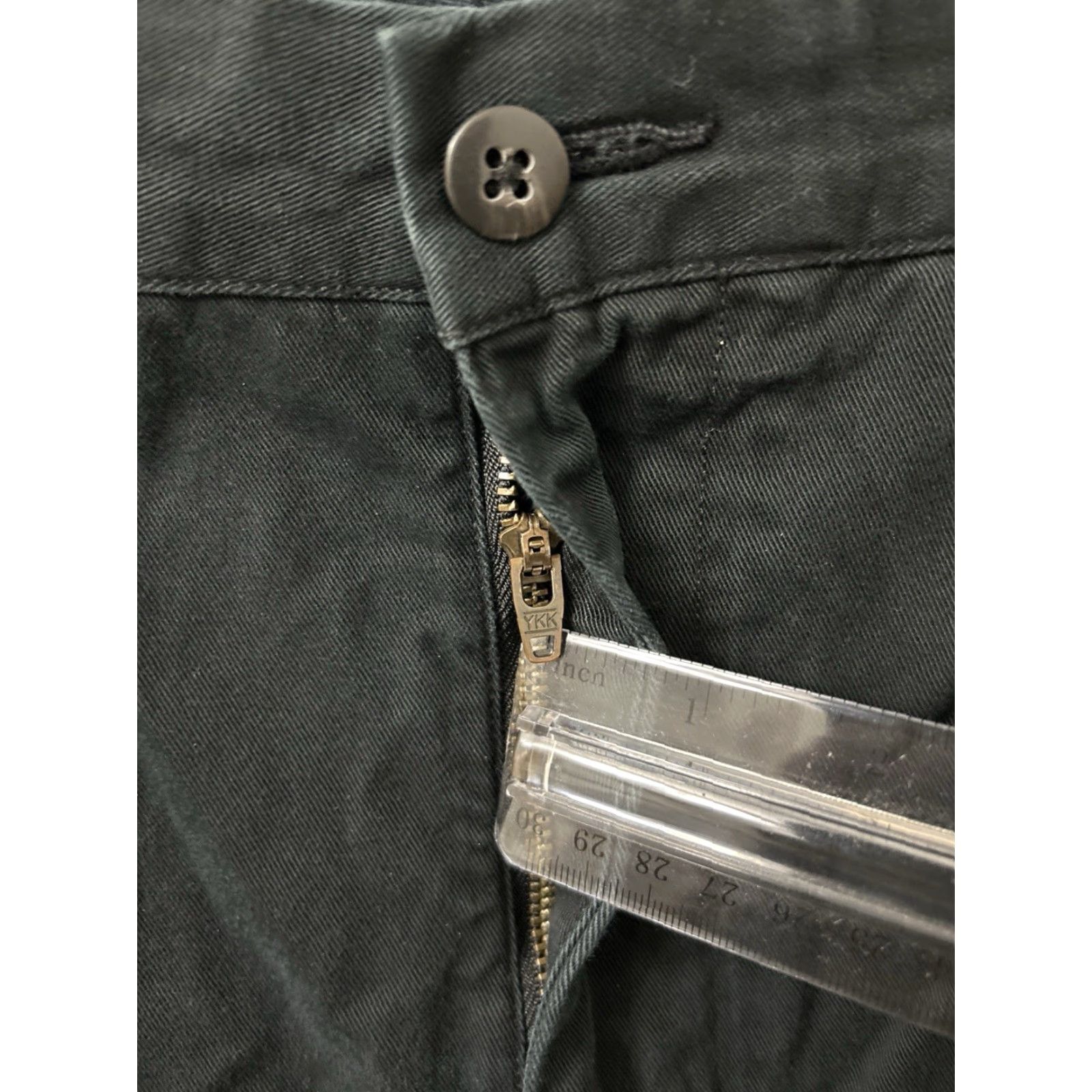 Polo Ralph Lauren VTG Polo Ralph Lauren Hammond Pants Mens 42x27 Black Chino Pleated Cuffed Pockets Zipper Front Button Fly Classic Hampton/Chino Pants Size US XL / EU 56 / 4 - 5 Thumbnail