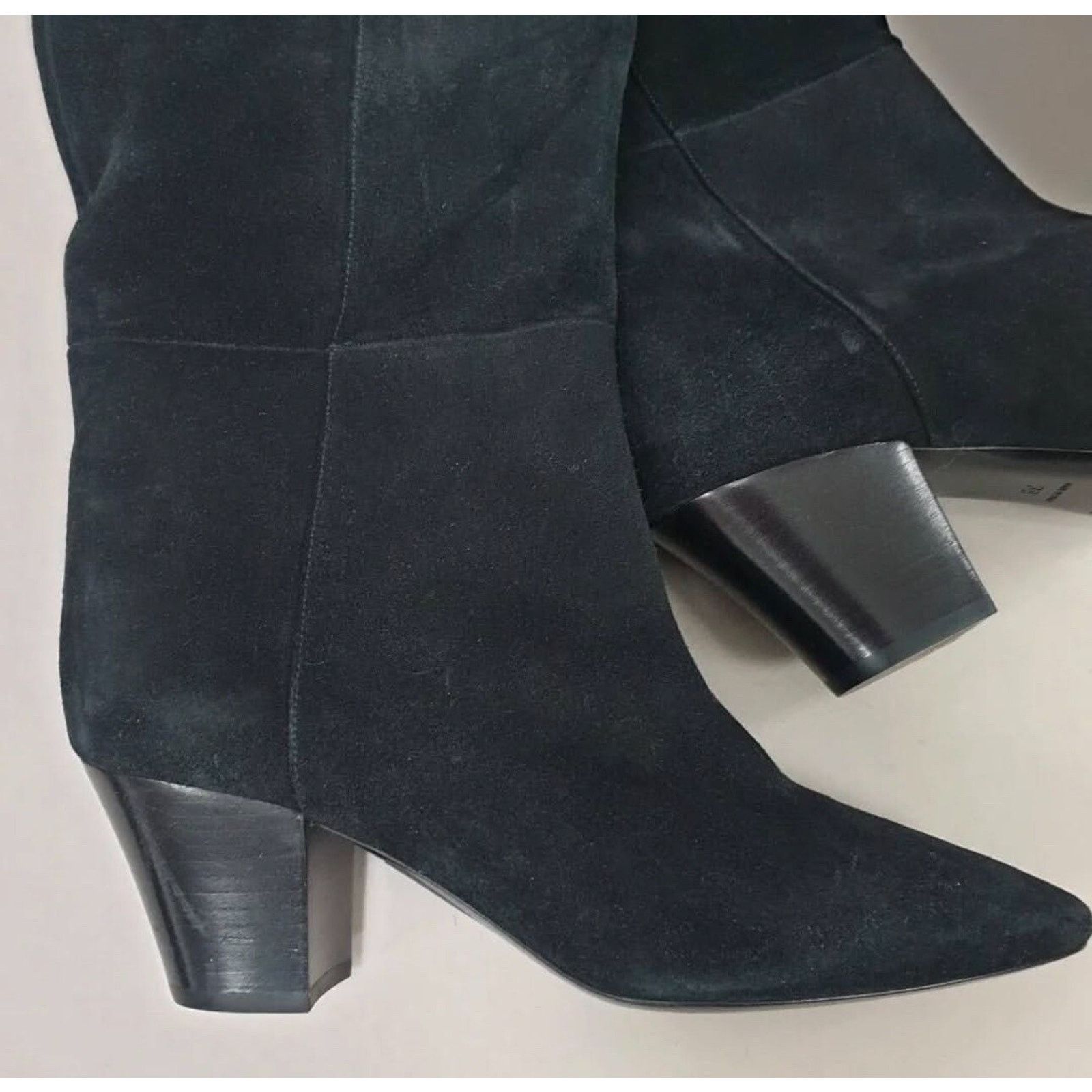 Saint Laurent Paris Saint Laurent Black Suede Boots Sz.38 Size US 8 / IT 38 - 2 Thumbnail