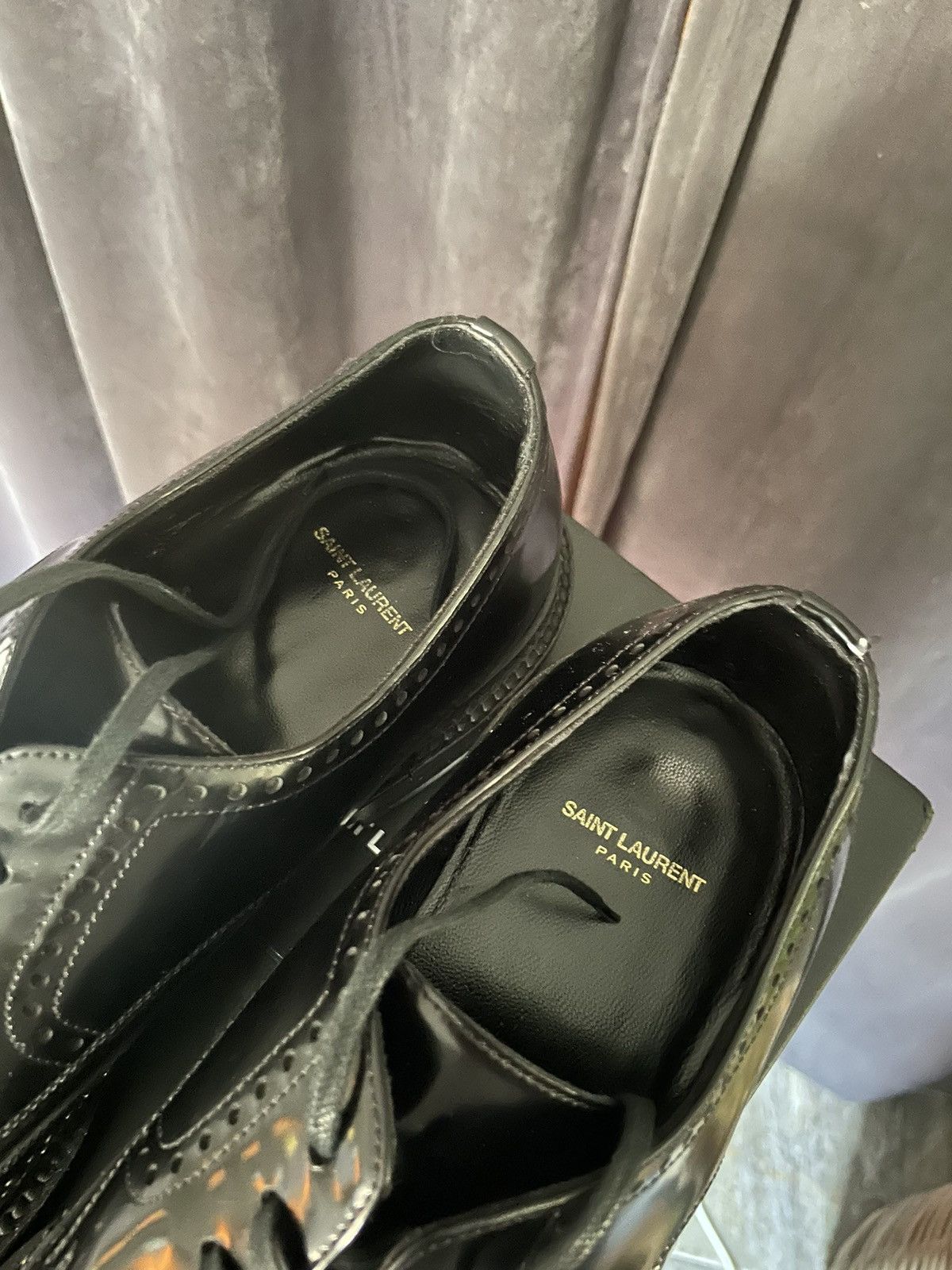 Saint Laurent Paris Saint Laurent Studded Derby Size US 9.5 / EU 42-43 - 2 Thumbnail