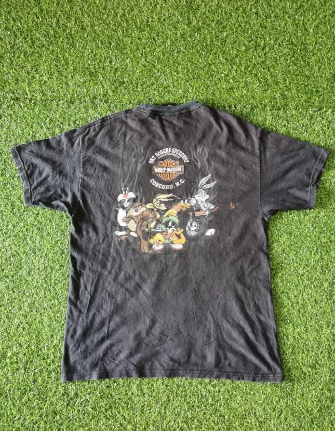 Harley Davidson × Vintage Vintage Harley Davidson Tazmania @ Looney Tunes Size US L / EU 52-54 / 3 - 3 Thumbnail