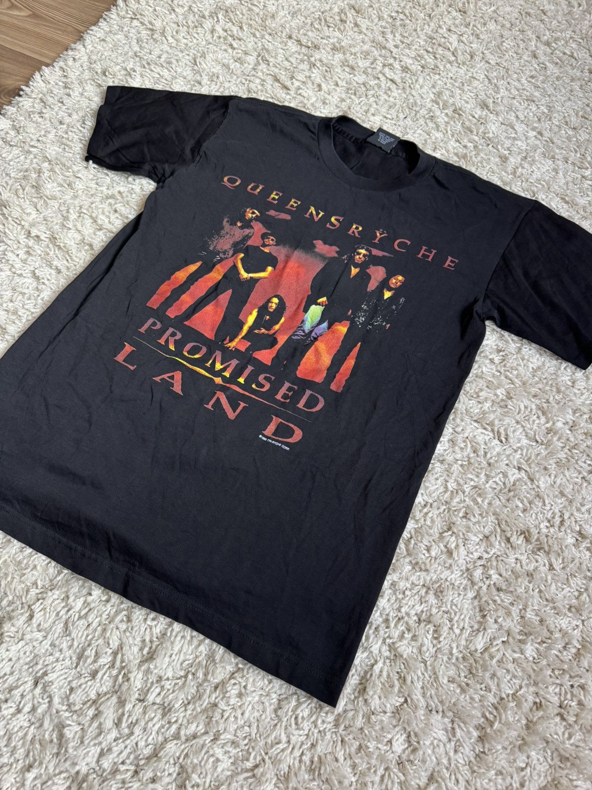 Band Tees Queensryche 1995 T-Shirt Vintage Made in USA Size US M / EU 48-50 / 2 - 2 Thumbnail