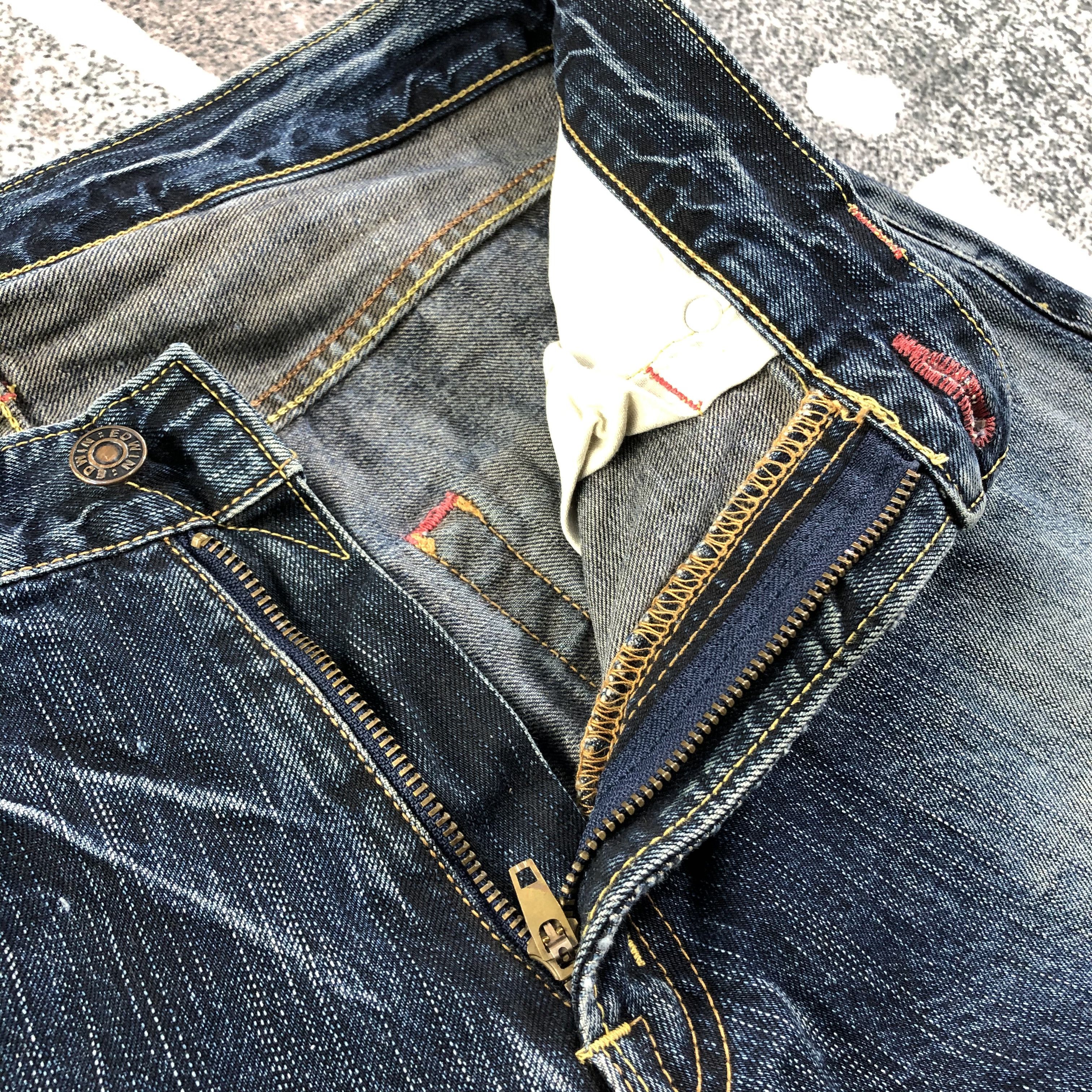 Edwin Vintage Edwin Jeans Faded Blue Denim KJ1884 Size US 30 / EU 46 - 8 Thumbnail