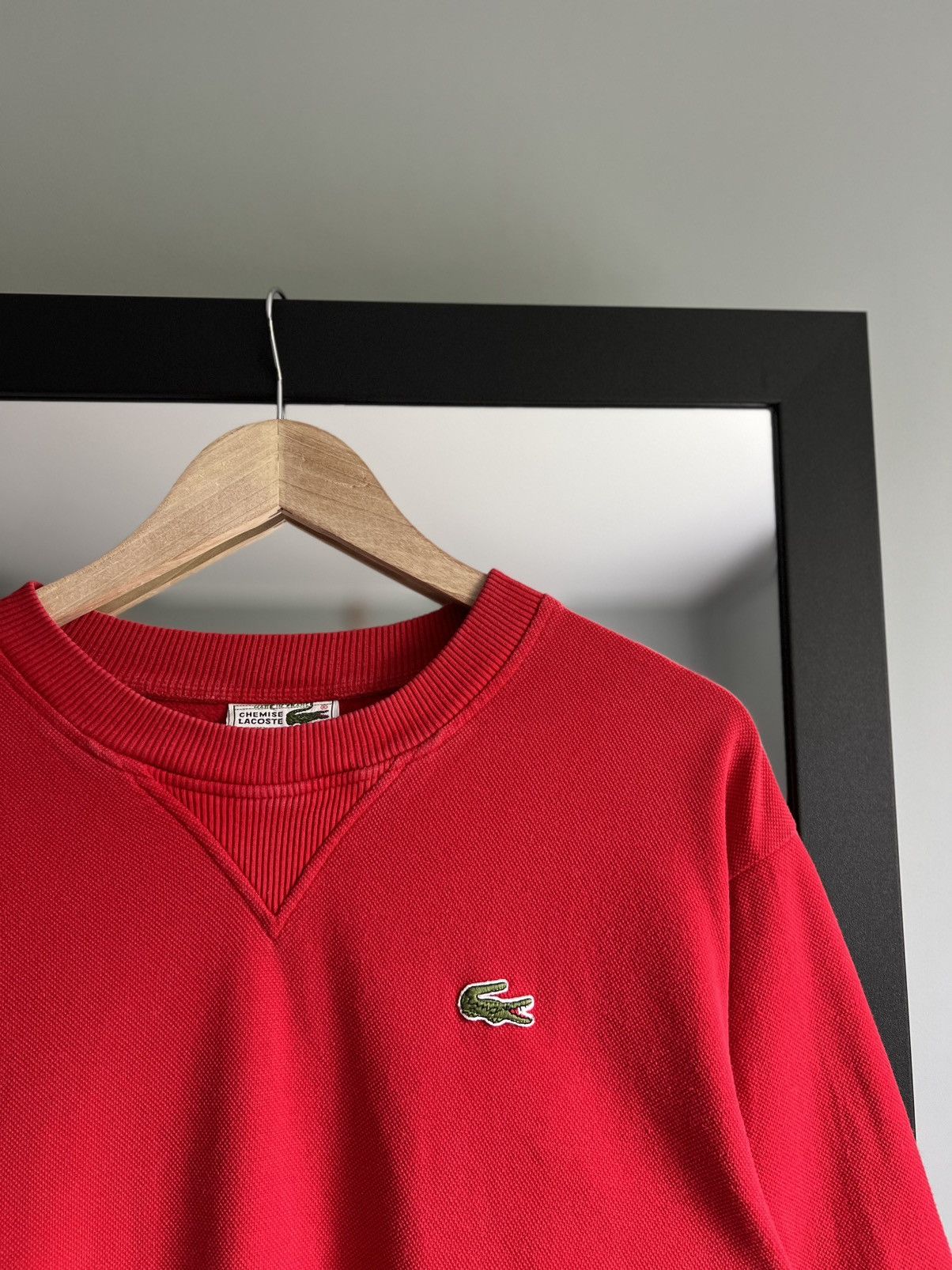 Lacoste Vintage Lacoste Chemise Knitwear Sweatshirt Size US L / EU 52-54 / 3 - 3 Thumbnail