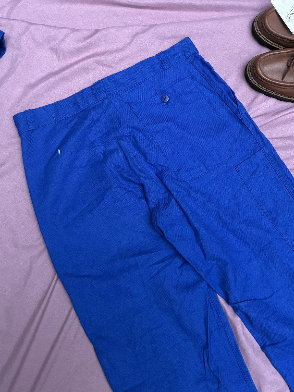 Other MADE IN FRANCE GENUINE BLUE CHORE PANTS Size US 34 / EU 50 - 9 Thumbnail