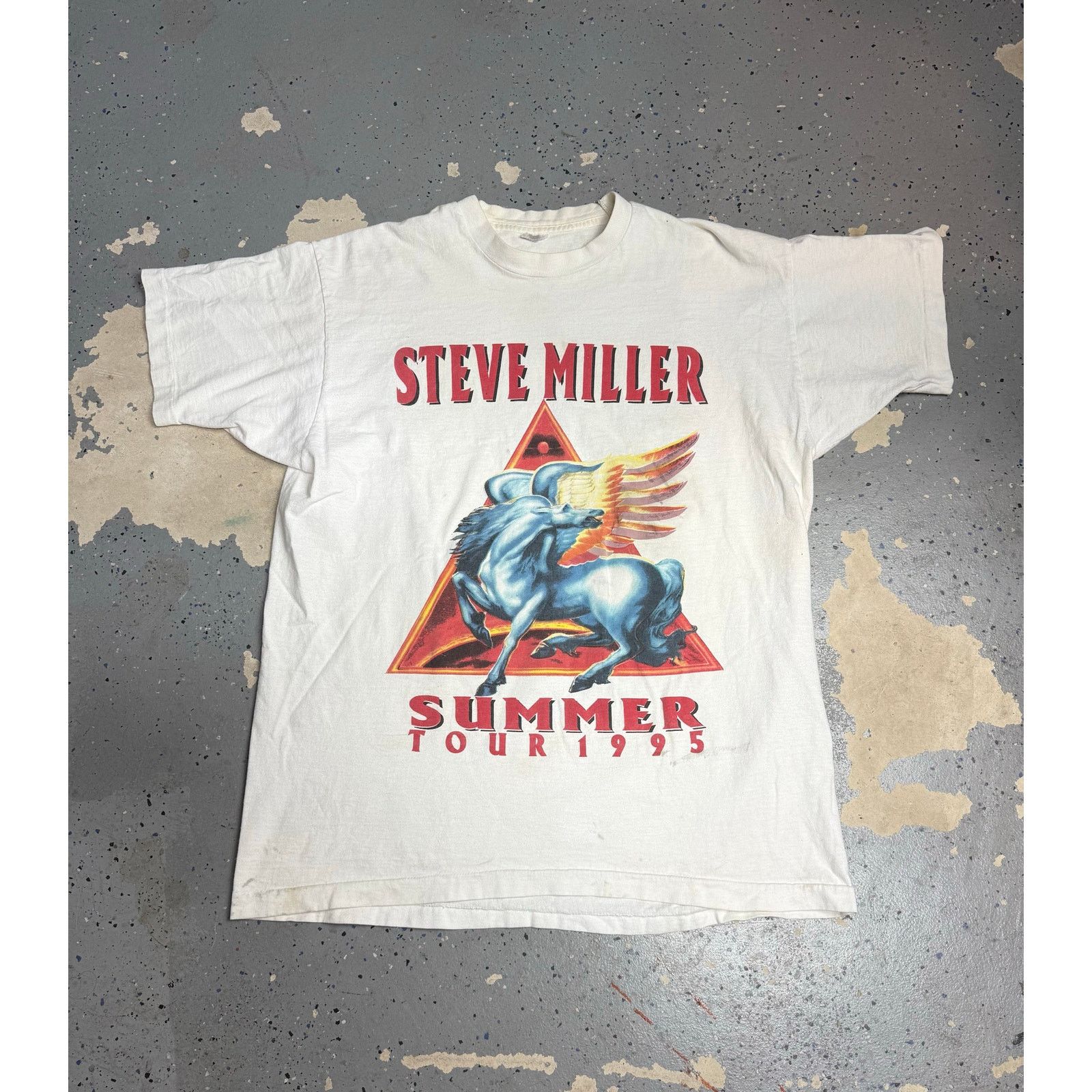 Fruit Of The Loom Vintage 95 Steve Miller Band Tee Size US XL / EU 56 / 4 - 3 Thumbnail