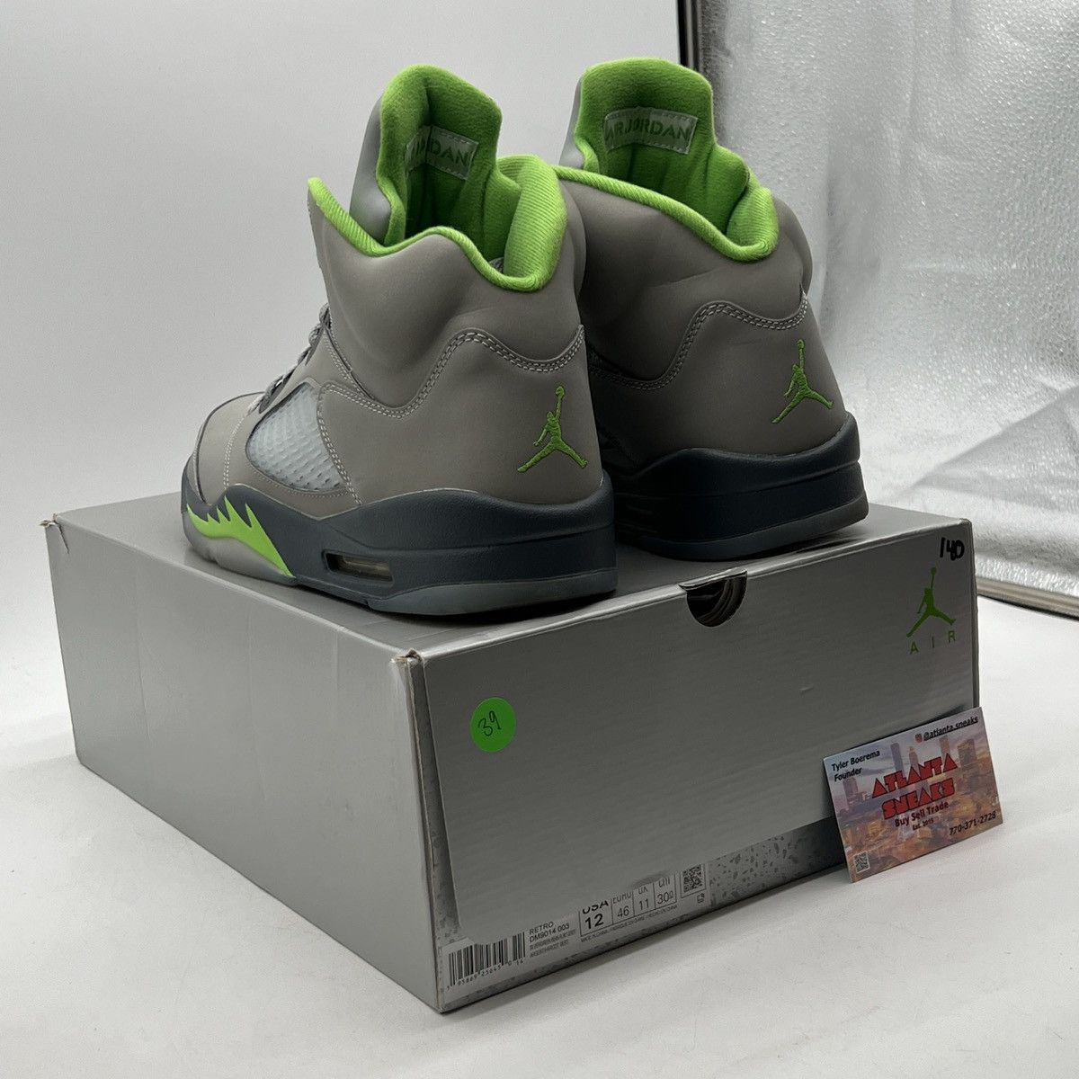 Jordan Brand Air Jordan 5 green bean Size US 12 / EU 45 - 4 Thumbnail