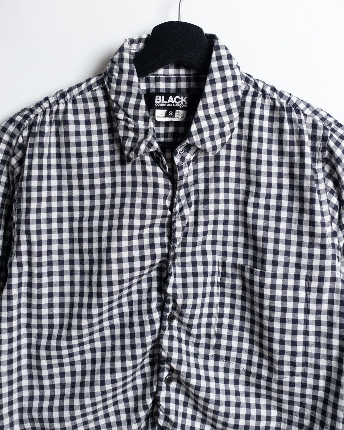 Comme des Garcons × Comme des Garcons Black × Rei Kawakubo Comme des Garcons Black Wrinkle Shirt Size S / US 4 / IT 40 - 2 Thumbnail