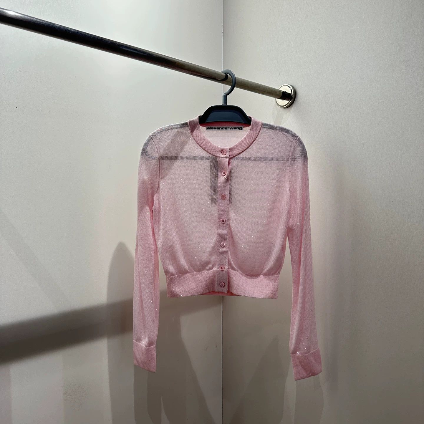 Alexander McQueen Alexander Wang Sequin Single LS Cardigan S Viscose Size S / US 4 / IT 40 - 1 Thumbnail