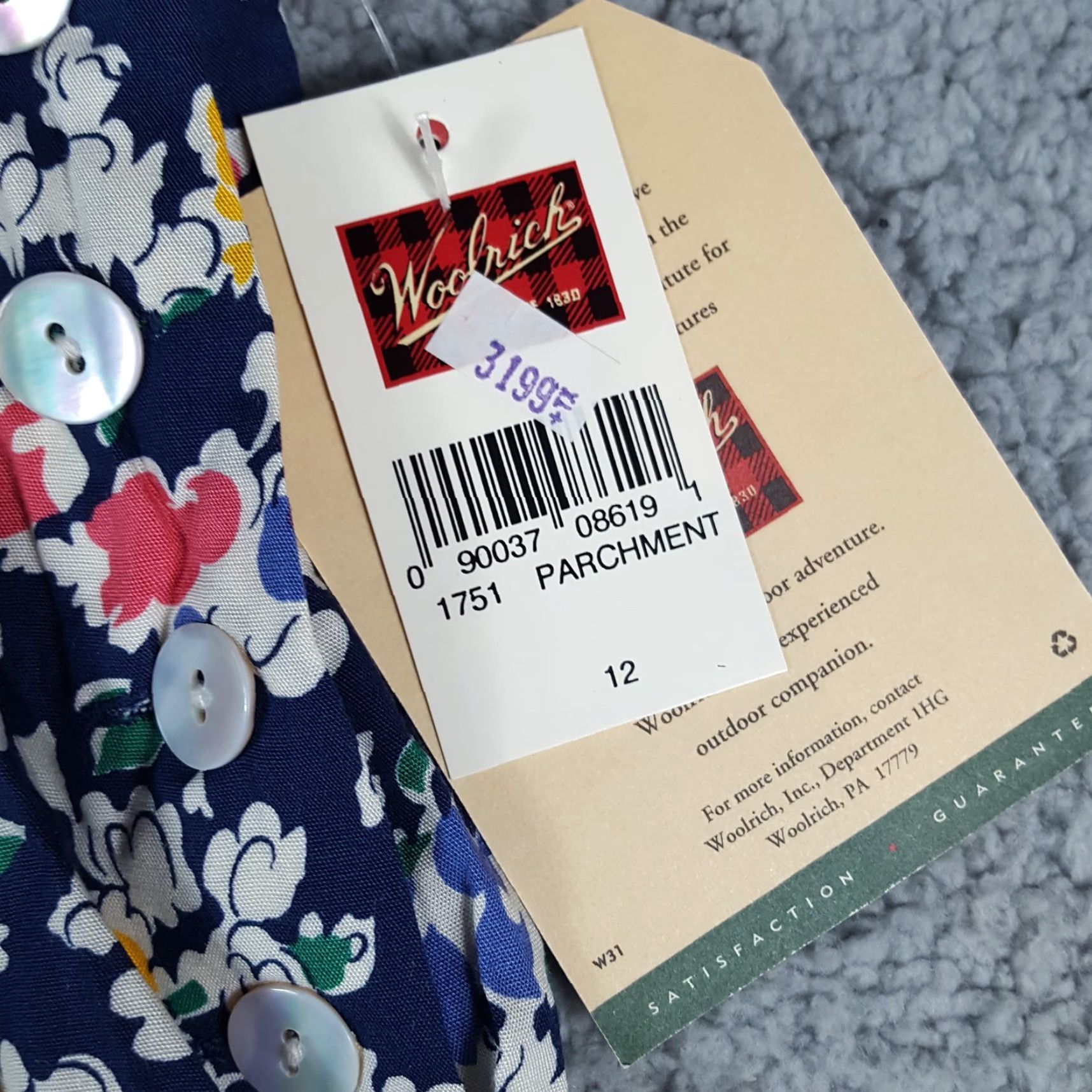 Vintage VINTAGE Woolrich Floral Print Women's Size 12 Relaxed Fit Golf Shorts Size 34" / US 12 / IT 48 - 4 Thumbnail