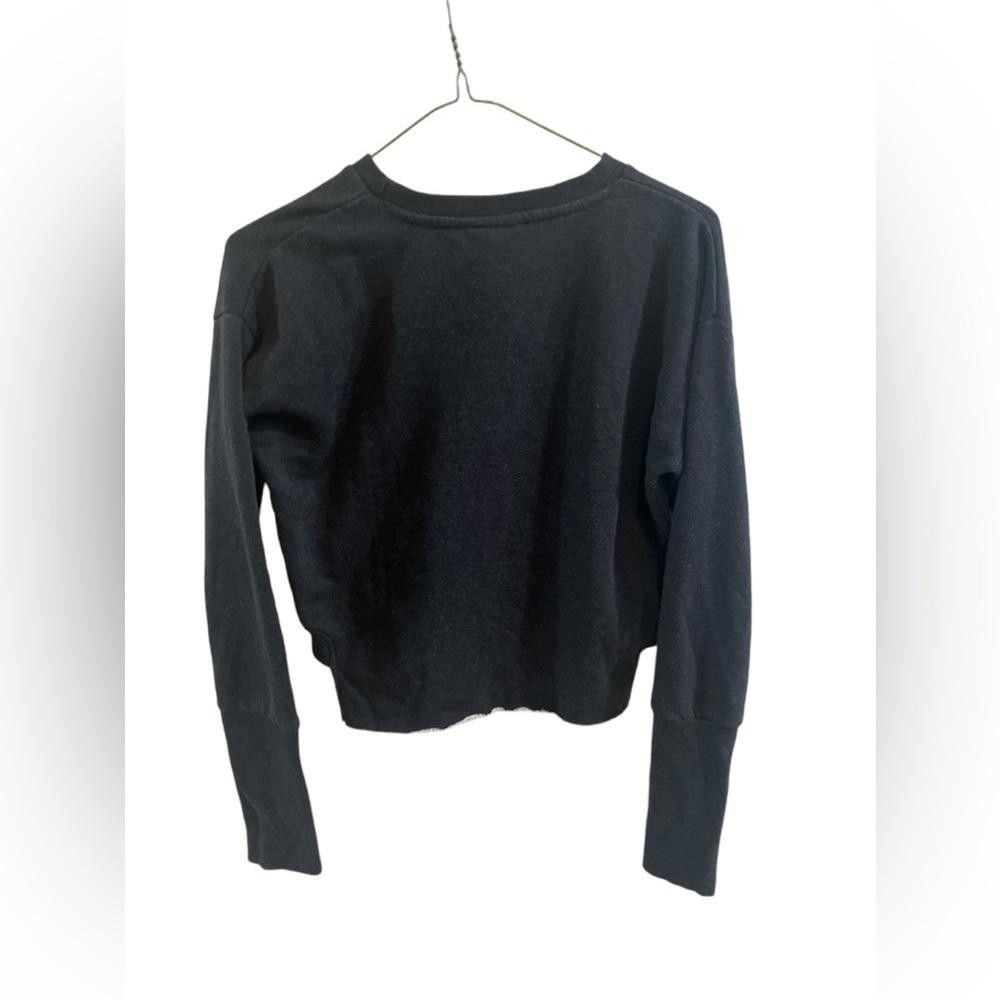 Gymshark Gymshark Training Cropped Sweater Black Size XS Women’s Size XS / US 0-2 / IT 36-38 - 2 Thumbnail