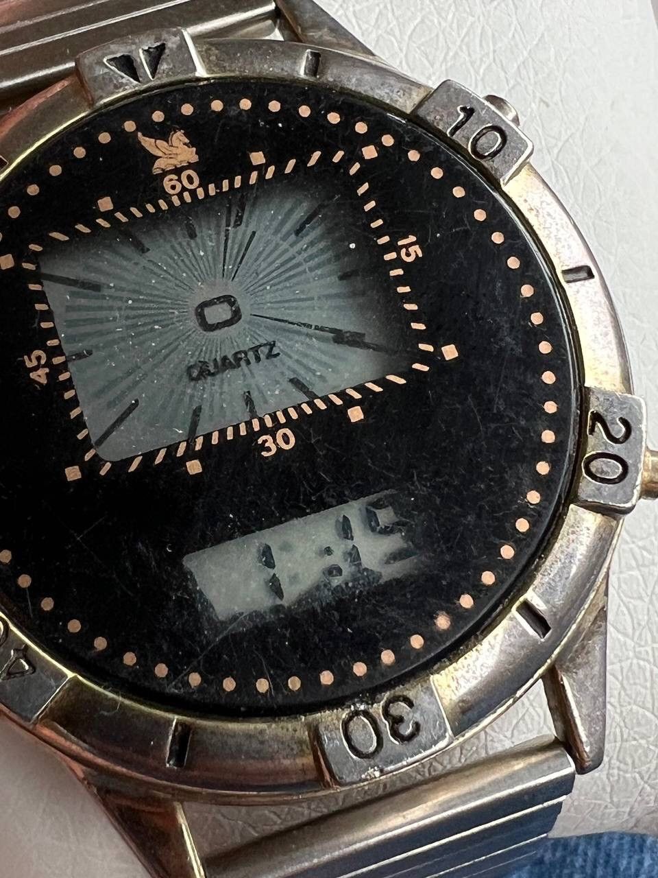 Japanese Brand × Vintage Vintage Double Digital Dial Japanese style futuristic Watch Size ONE SIZE - 5 Thumbnail