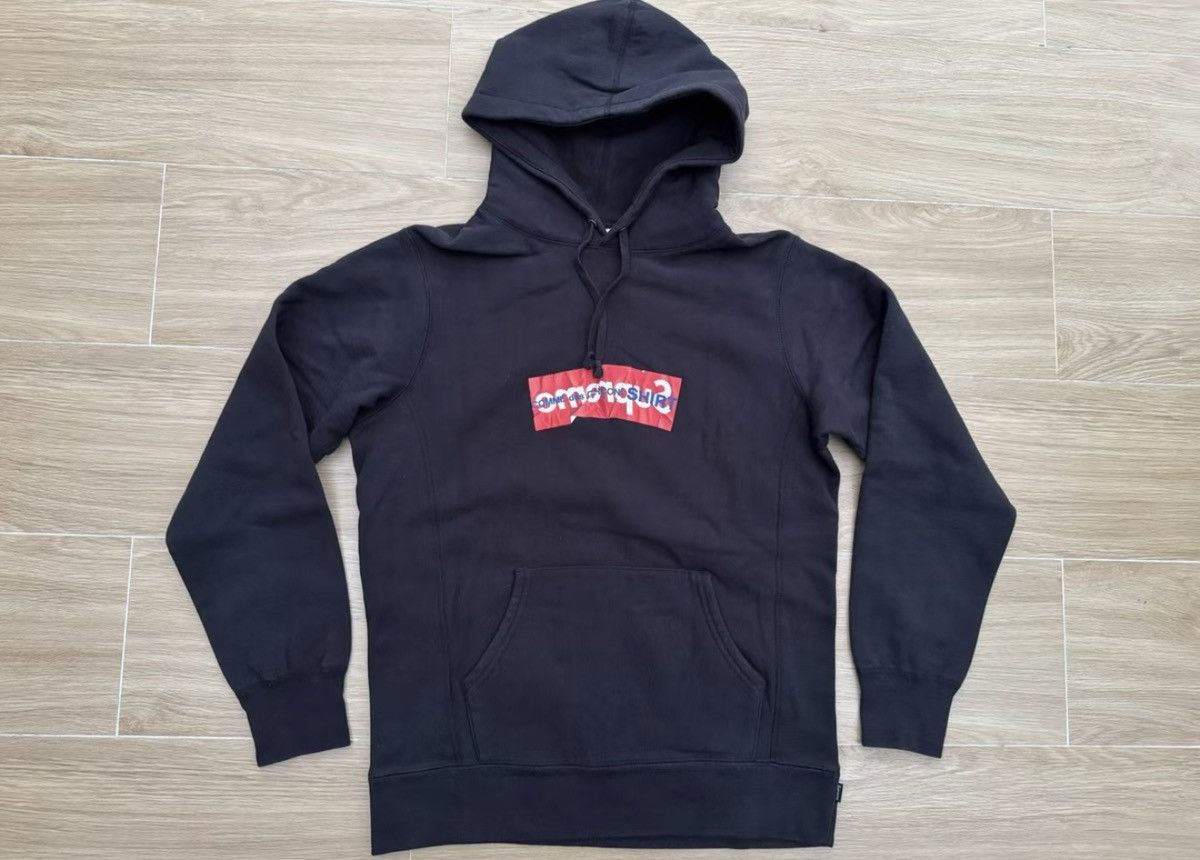 Supreme cdg shirt box logo hood hoodie sweatshirt
