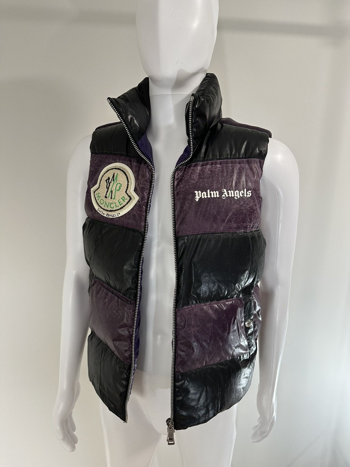 Moncler Genius × Palm Angels Moncler x Palm Angels Egor Down Vest Size US XS / EU 42 / 0 - 7 Thumbnail