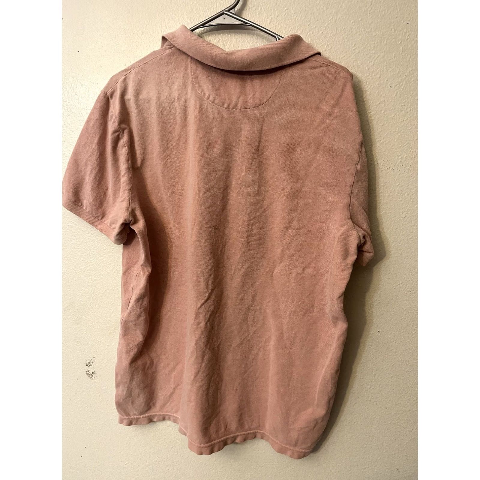 American Eagle Outfitters AMERICAN EAGLE OUTFITTERS Polo Shirt Short Sleeve Men L Pink Shirt Activewear Golf Cotton Blend Regular Size US L / EU 52-54 / 3 - 3 Thumbnail