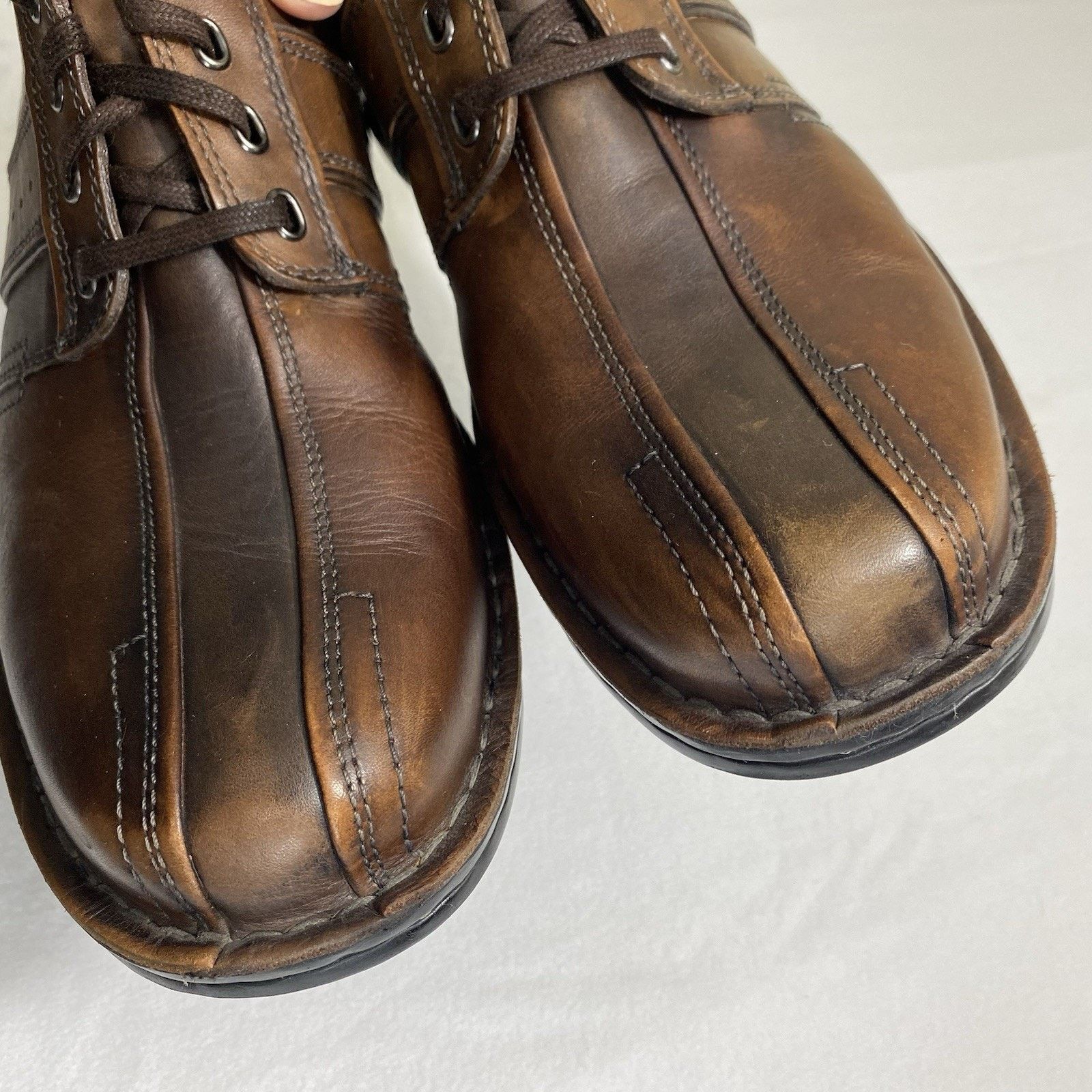 Clarks Clarks Touareg Vibe Men's 12M Brown Leather Oxford Shoes Size US 12 / EU 45 - 7 Thumbnail