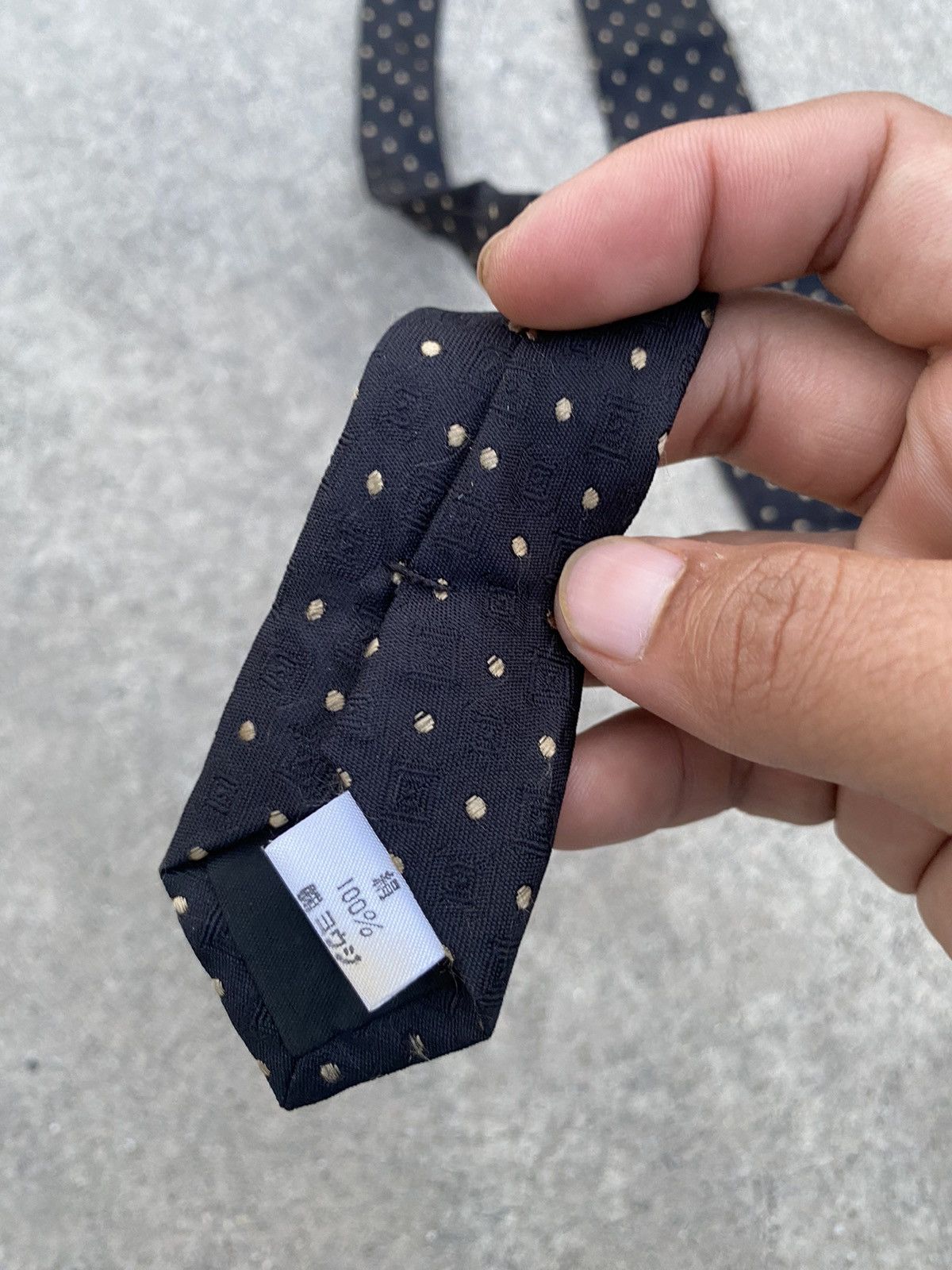 Y's for Men × Yohji Yamamoto × Yves Saint Laurent YS For Men Neck Tie Silk Meterial Size ONE SIZE - 4 Thumbnail