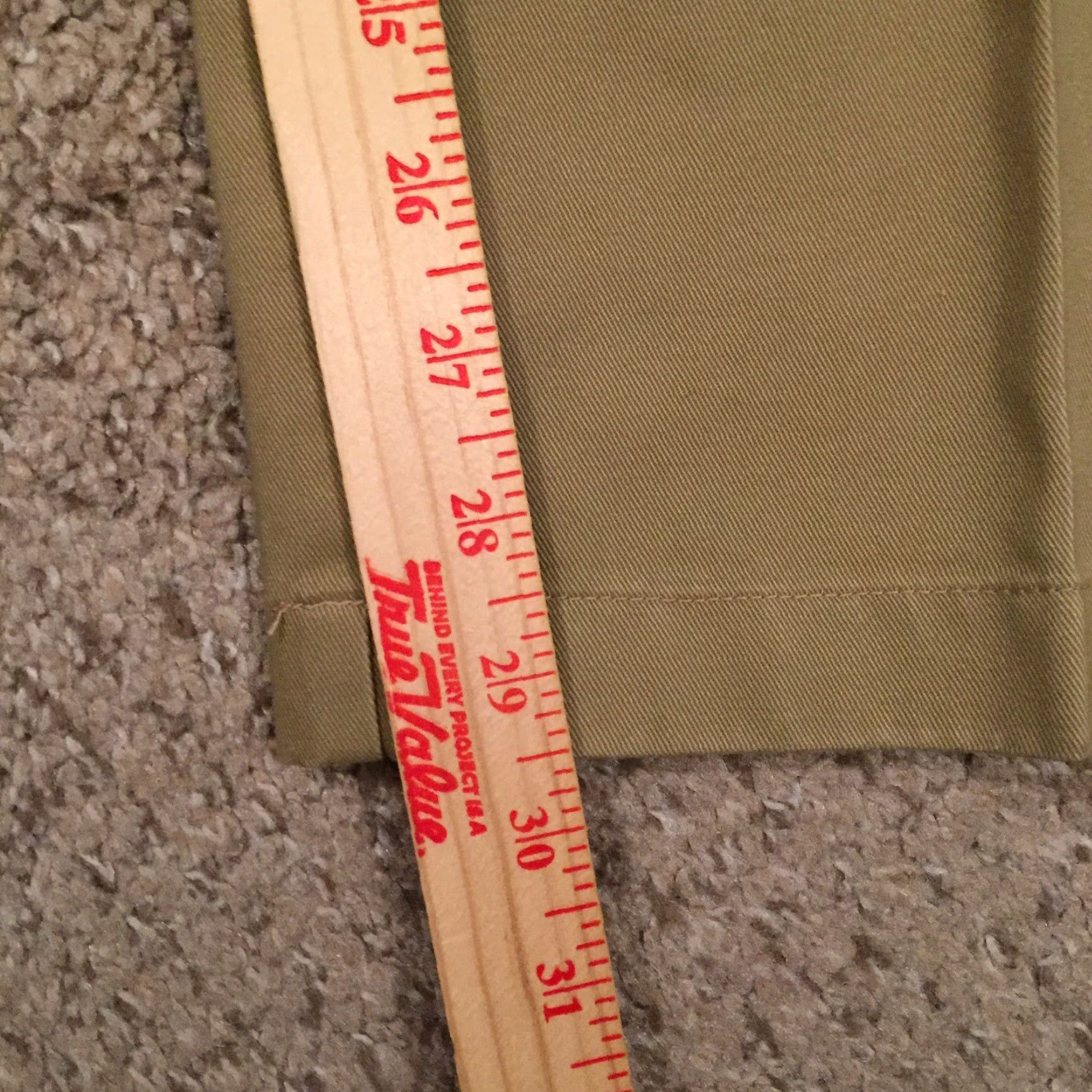 Vintage L.L. Bean Pants Men 35 Beige Adjustable Comfort Waist Flat Front Chino Shirt? Size US 35 - 6 Thumbnail
