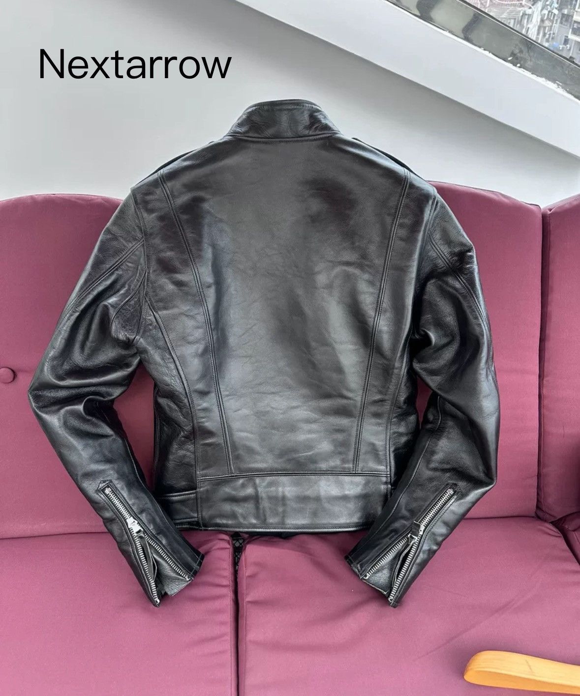 Freewheelers FREEWHEELERS "CENTINELA" Pig Milk Leather Jacket Size US M / EU 48-50 / 2 - 2 Thumbnail