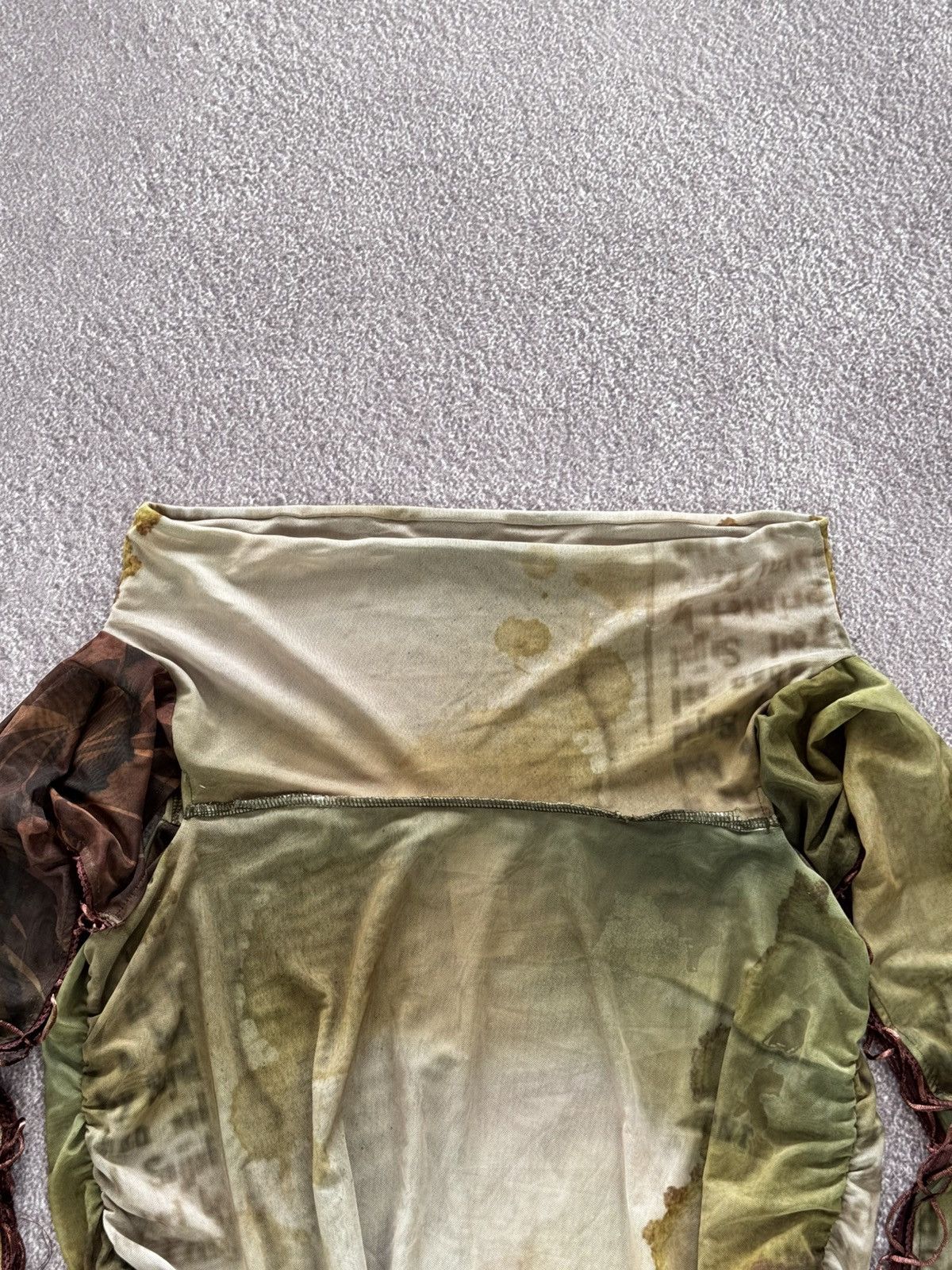Jaded London Jaded London Y2K Mesh Lace Up Fold Over Top Size M / US 6-8 / IT 42-44 - 2 Thumbnail