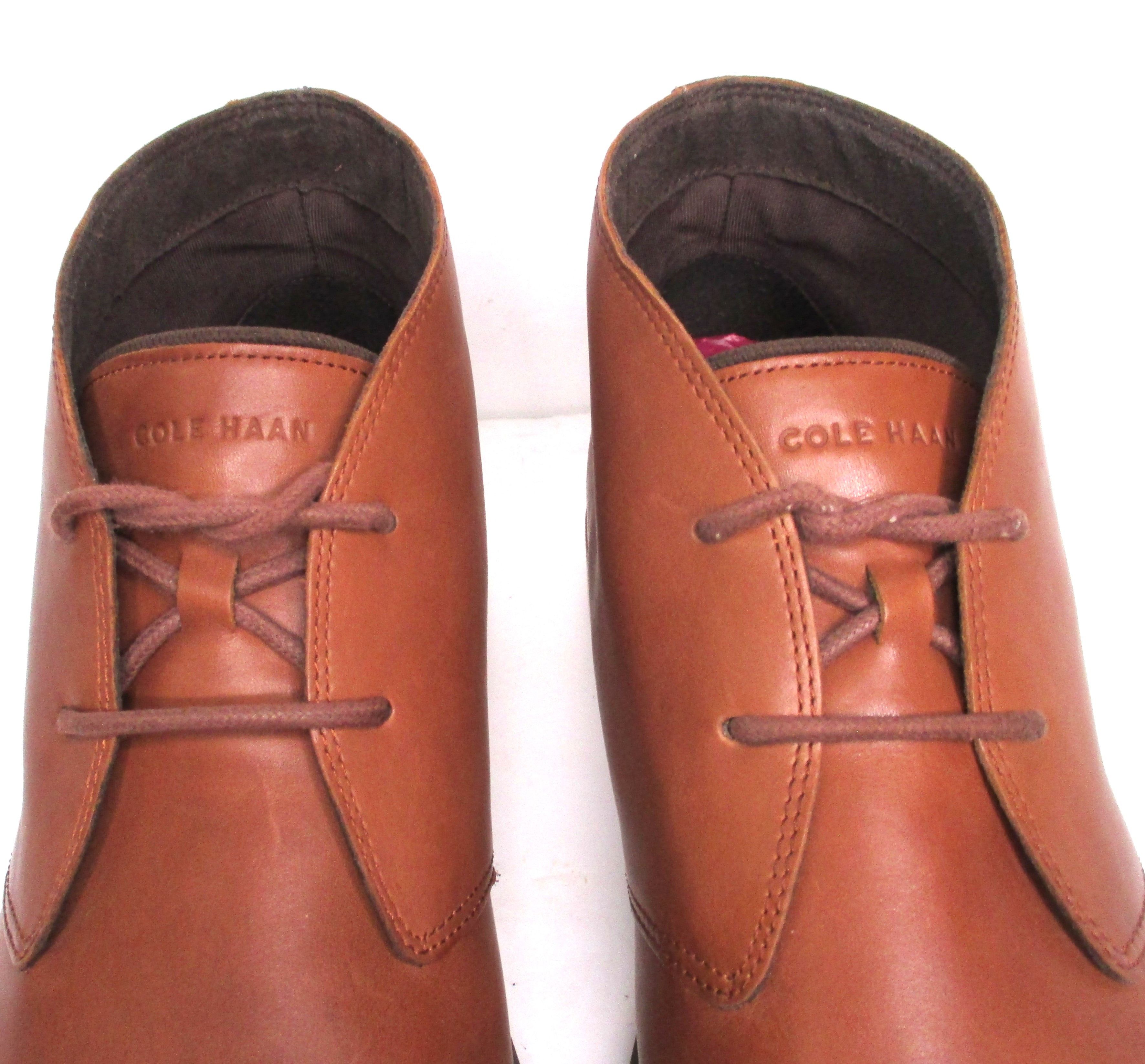 Other COLE HAAN Men's Woodbury Brown Leather Chukka Boots Sz 13 Size US 13 / EU 46 - 7 Thumbnail