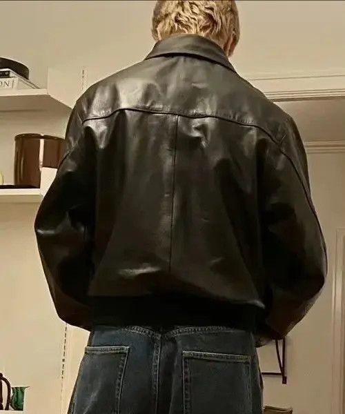 Japanese Brand Vintage Clint's Leather Bomber Letterman Jacket Size US L / EU 52-54 / 3 - 5 Thumbnail