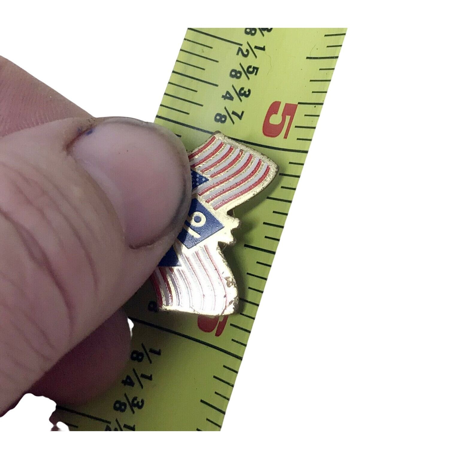 Other 1976 Bicentennial AMERICAN FLAGS w '76' Lapel Pin Size ONE SIZE - 5 Thumbnail