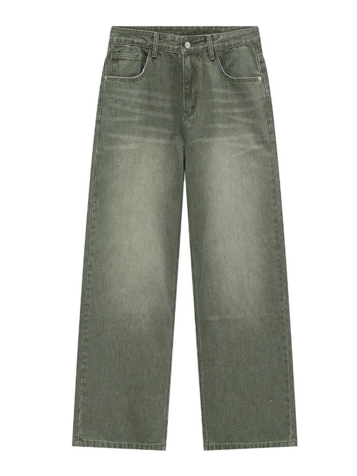 Designer × Japanese Brand × Vintage Distressed washed y2k baggy pants jeans Size US 32 / EU 48 - 3 Thumbnail
