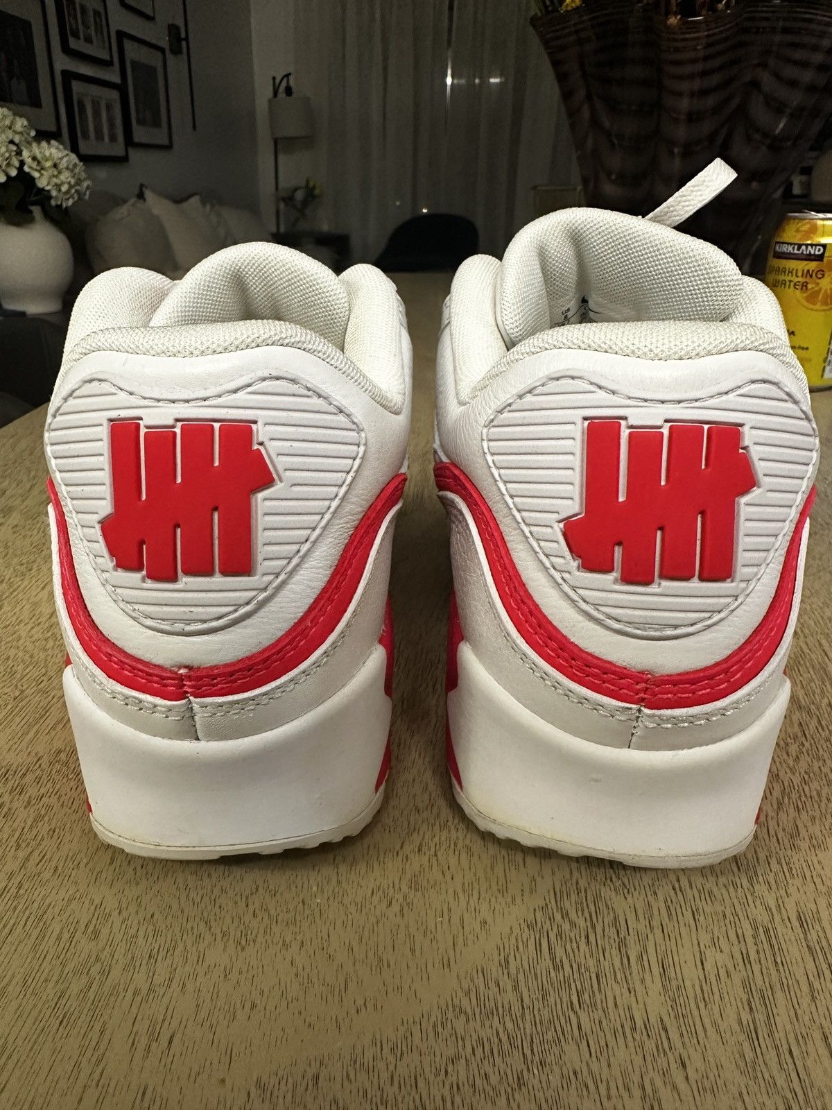 Nike × Undefeated Nike Air Max 90 x Undefeated “ White Solar Red” Size 8 Size US 8 / EU 41 - 3 Thumbnail
