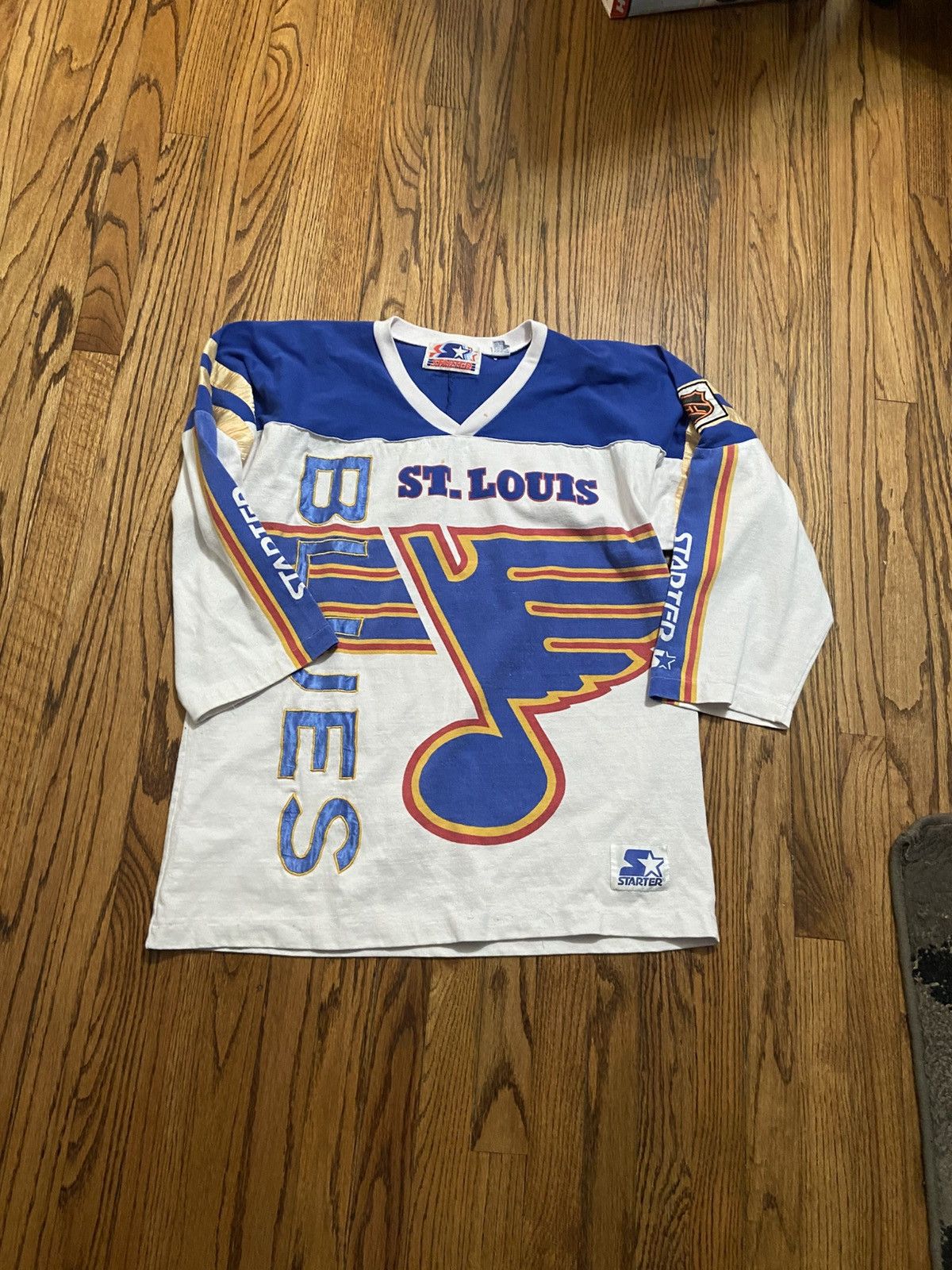 NHL × Starter × Vintage Vintage starter St. Louis blues long sleeve shirt Size US XL / EU 56 / 4 - 1 Thumbnail