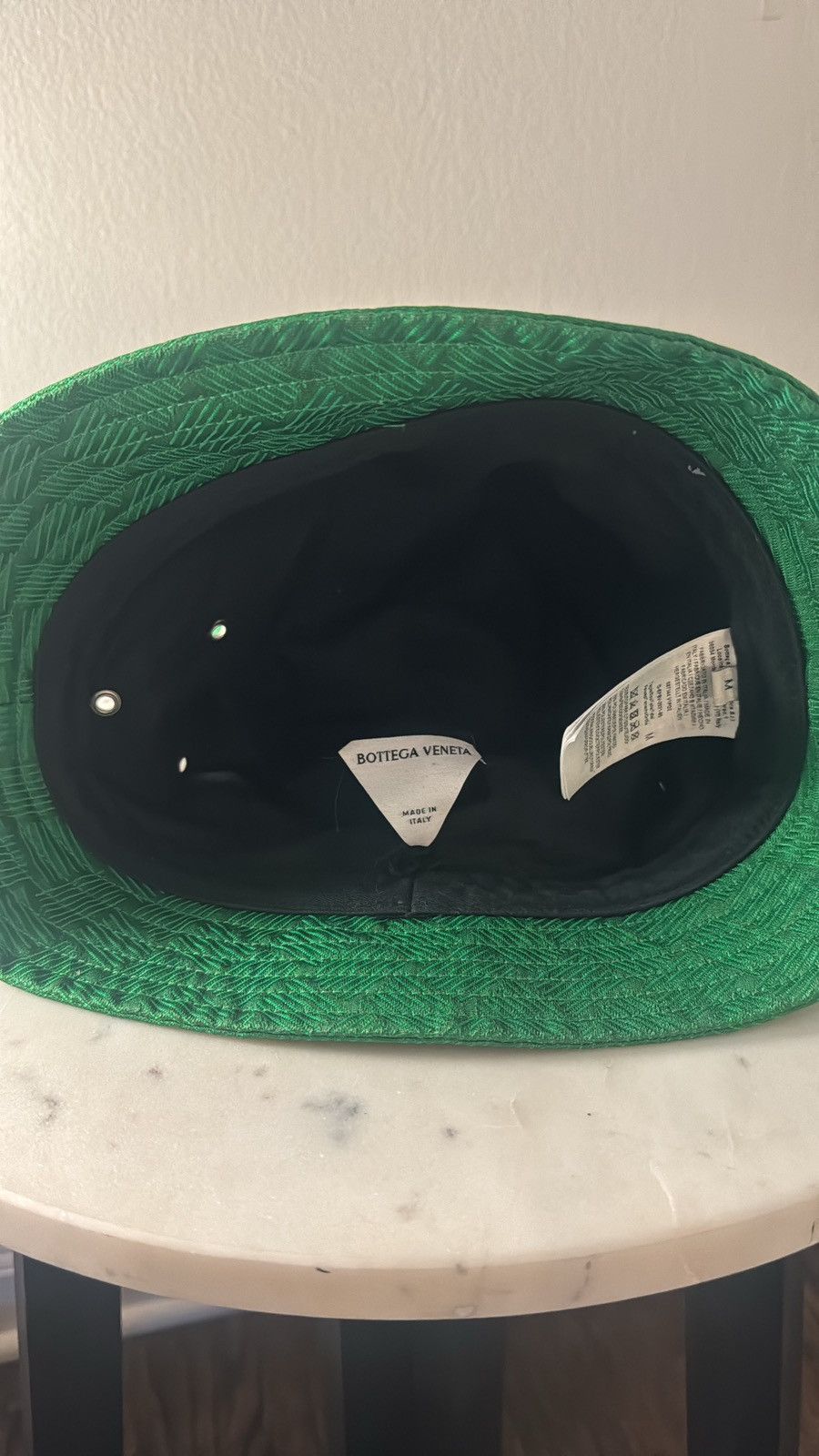 Bottega Veneta Bottega Veneta Jacquard Intreccio Bucket Hat Size 30 - 2 Thumbnail