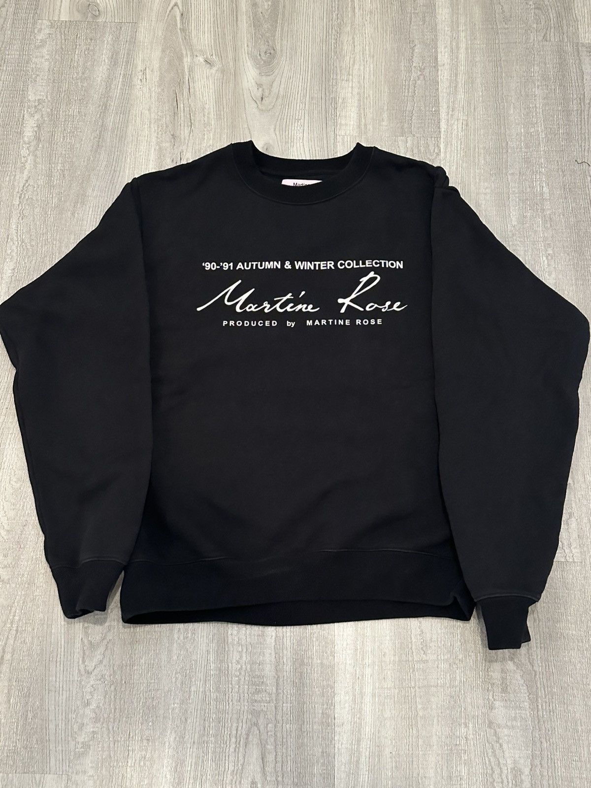 Martine Rose Martine Rose Classic Sweatshirt Black Size US M / EU 48-50 / 2 - 1 Thumbnail
