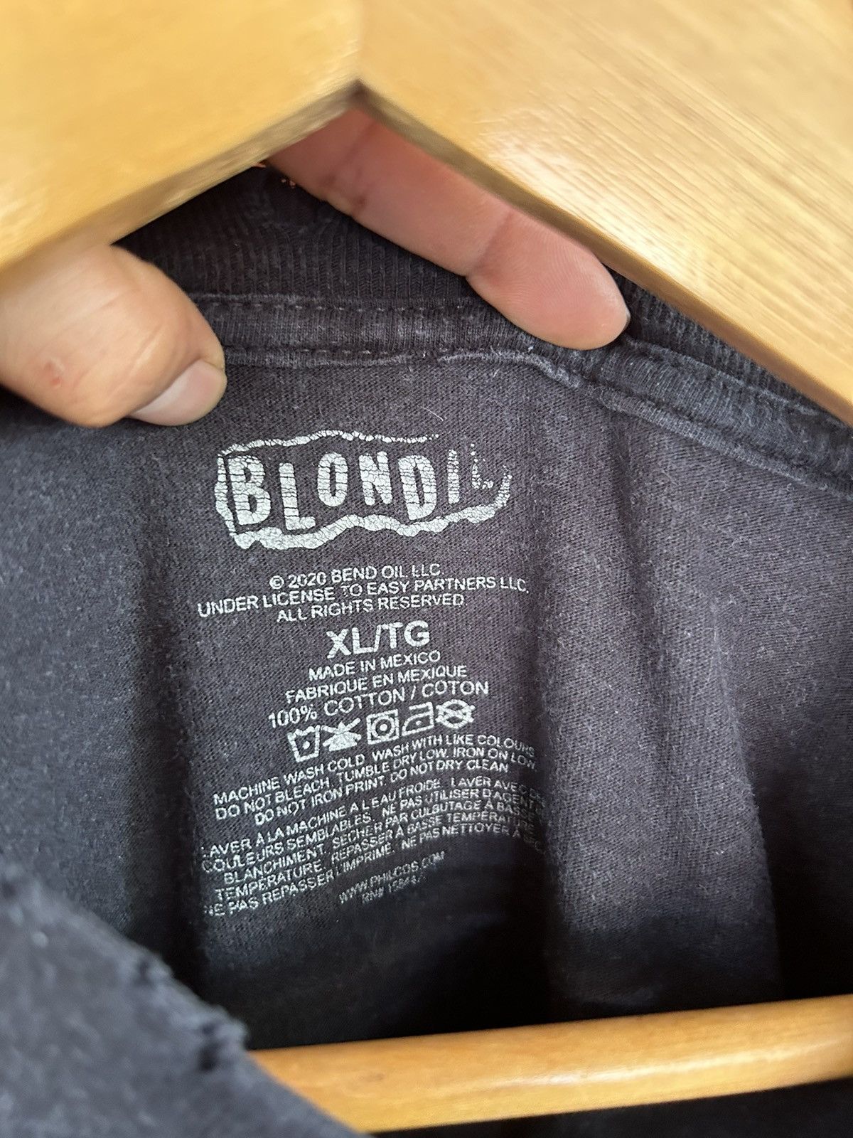 Band Tees 💥 BLONDIE DISTRESSED TEES Size US XL / EU 56 / 4 - 11 Thumbnail
