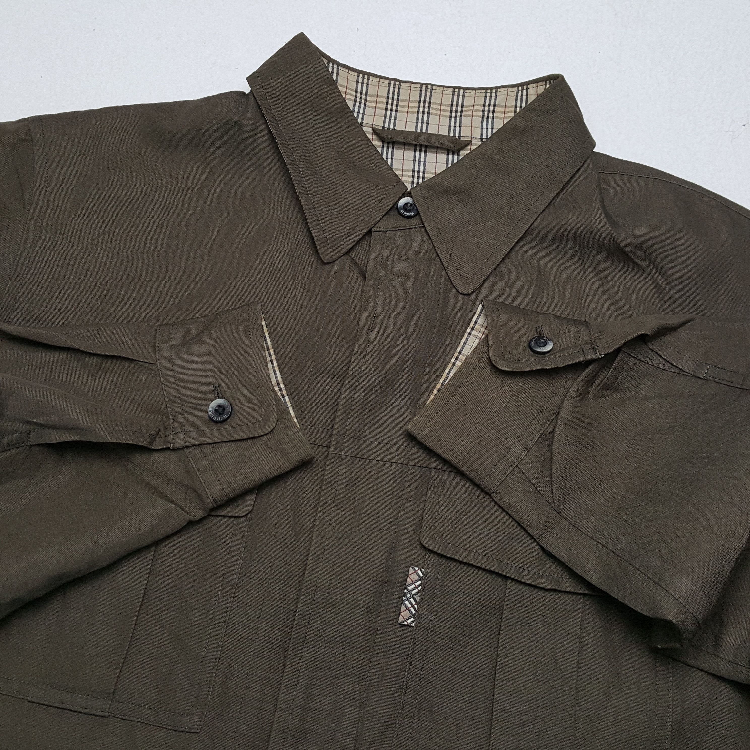 Burberry × Vintage Vintage BURBERRY LONDON Fashion Brand Shirts Size US L / EU 52-54 / 3 - 9 Thumbnail