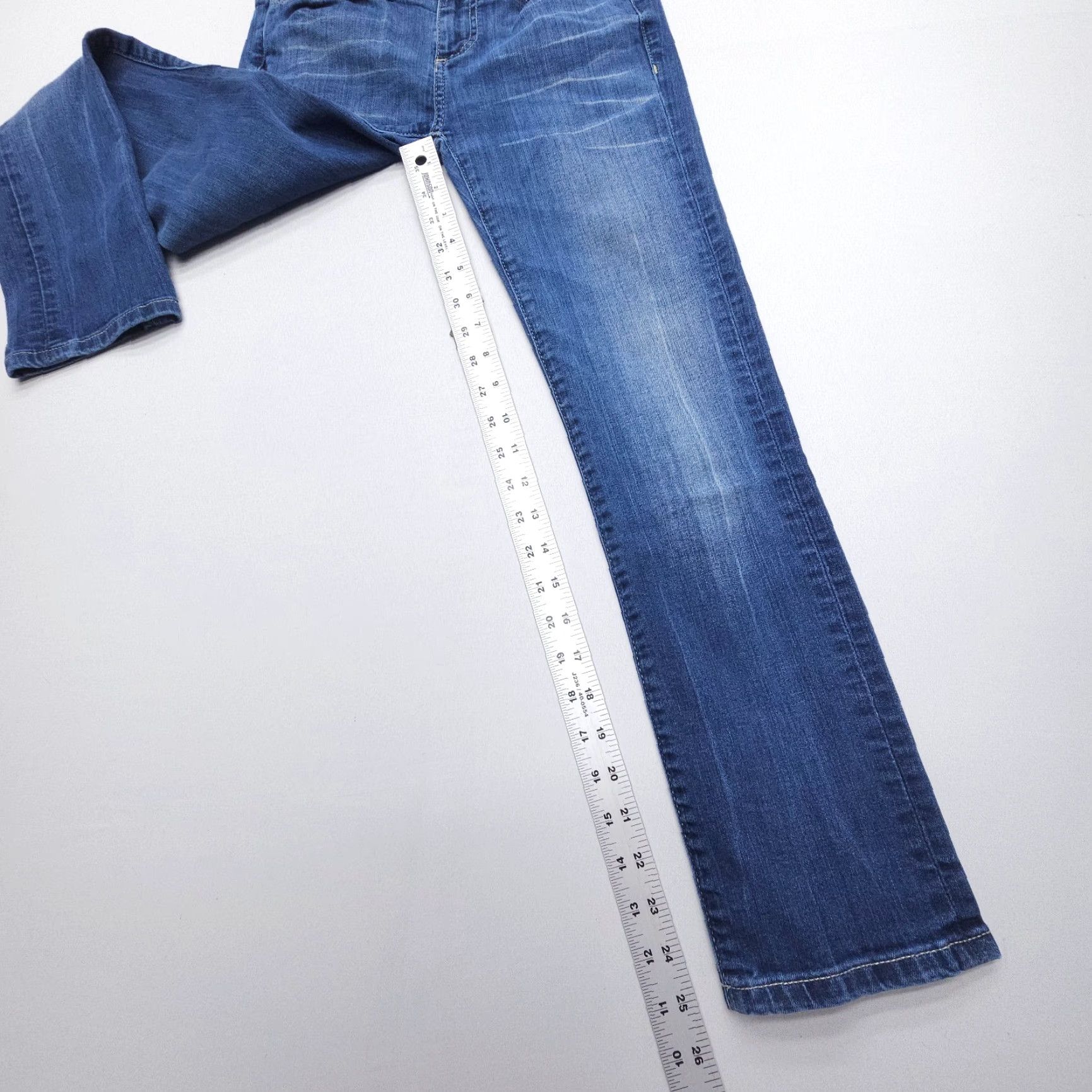 Vintage Buckle BKE Addison Slim Jeans Womens | Jeans | Regular Size 24 | Dark Wash Low Rise Ankle 25in Inseam blue 5-Pocket Stretch Denim Size 42" / US 20 - 5 Thumbnail