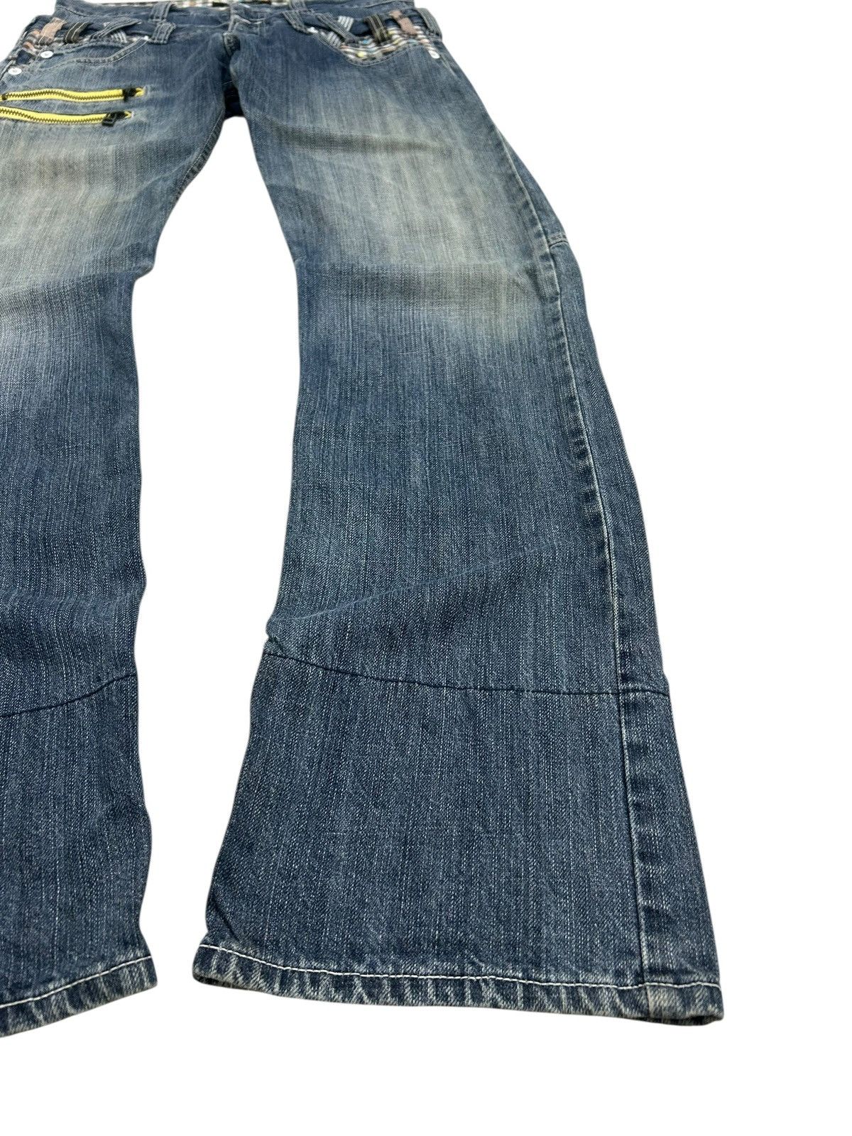 Japanese Brand Vintage Memory Special Double Waist Zipper Mud Washed Junya Size US 30 / EU 46 - 3 Thumbnail