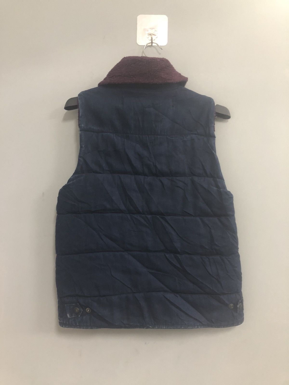 OMNIGOD OMNIGOD Vest Jacket Indigo Fur Collar Size US S / EU 44-46 / 1 - 7 Thumbnail