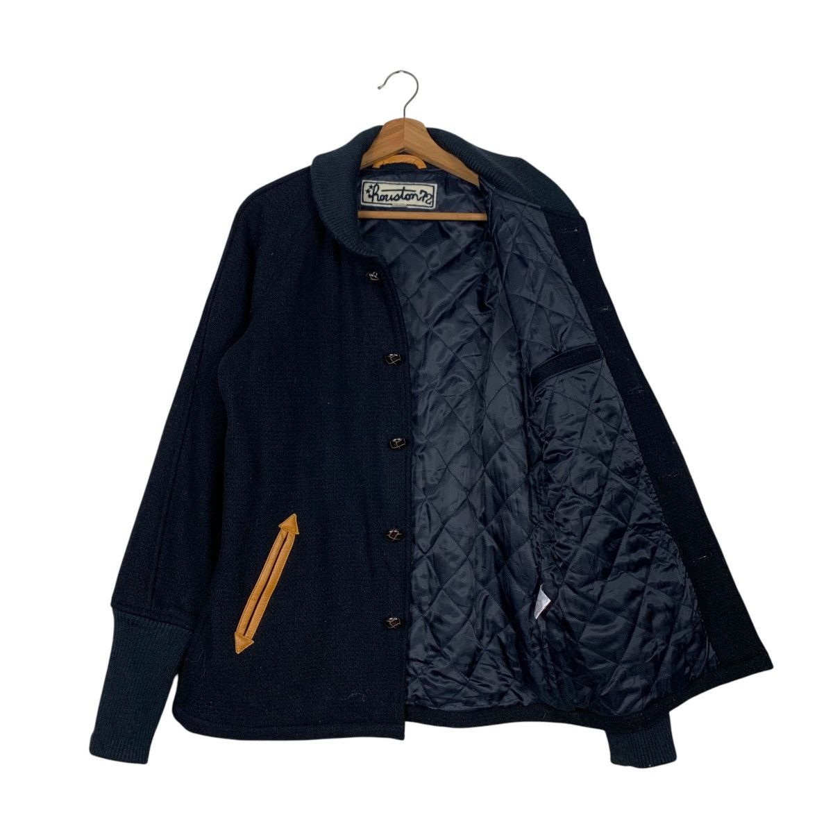 Japanese Brand HOUSTON 72 Wool Button Jacket #2125-C93 Size US L / EU 52-54 / 3 - 9 Thumbnail