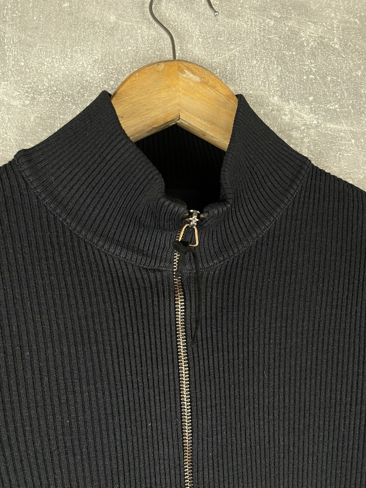 Dolce & Gabbana Dolce Gabbana D&G 90s Ribbed Zip Cardigan Sweater Black Size M / US 6-8 / IT 42-44 - 6 Thumbnail