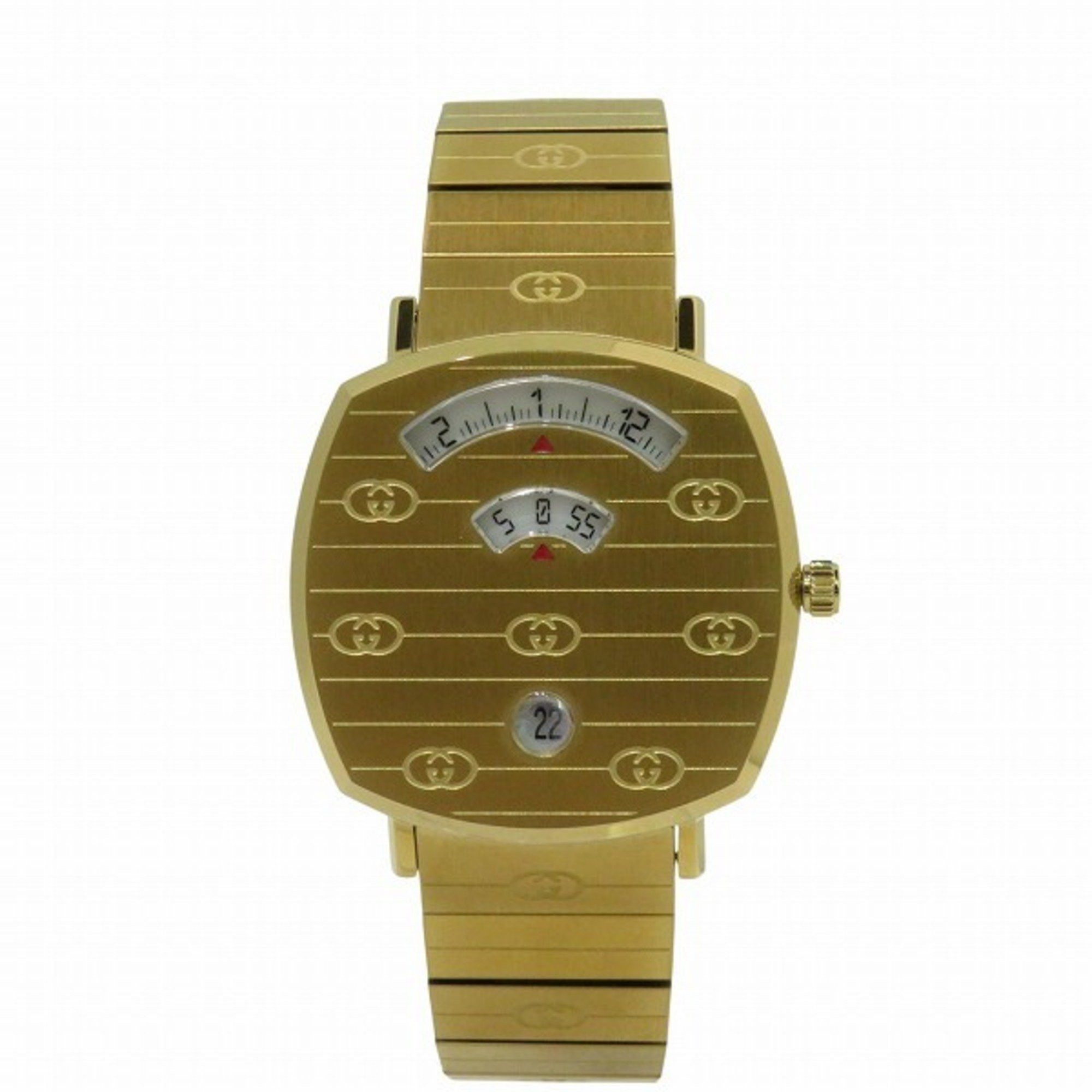Gucci Grip Ya157403 Quartz 157.4 Watch Wristwatch Boys in White, Women's