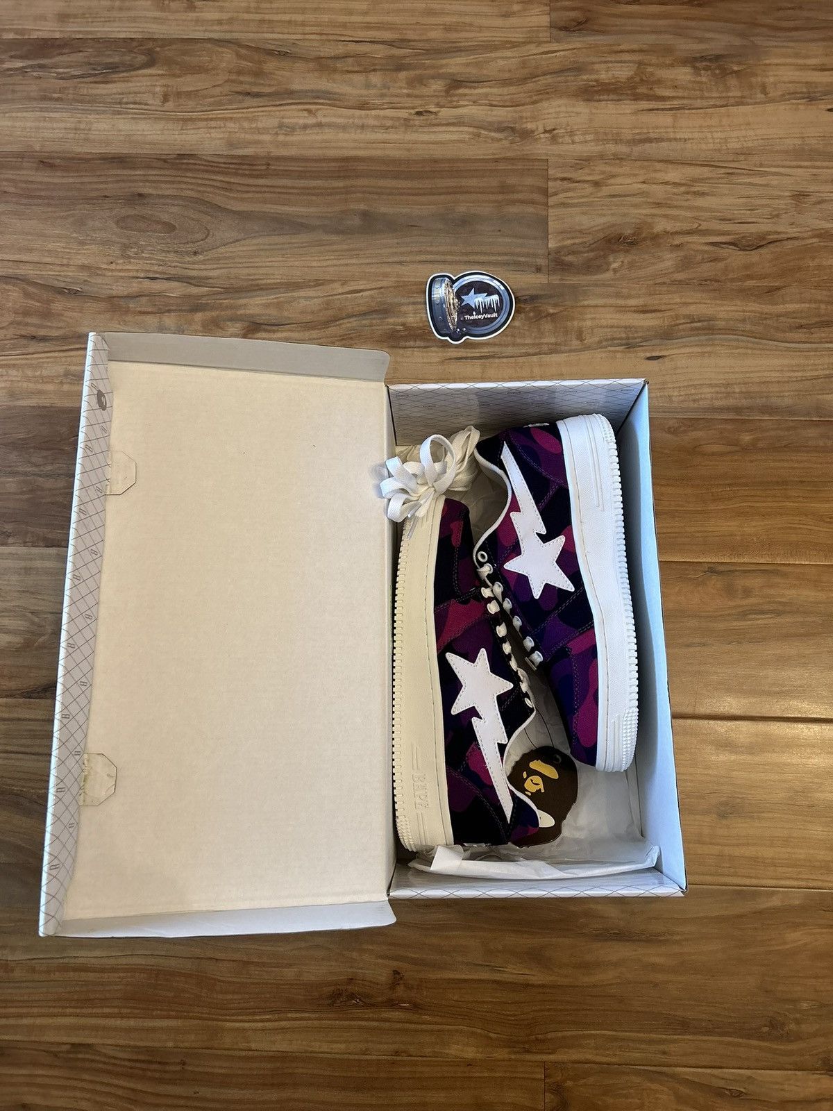 Bape NEW Bape Purple Color Camo Bapestas Size US 8 / EU 41 - 11 Thumbnail