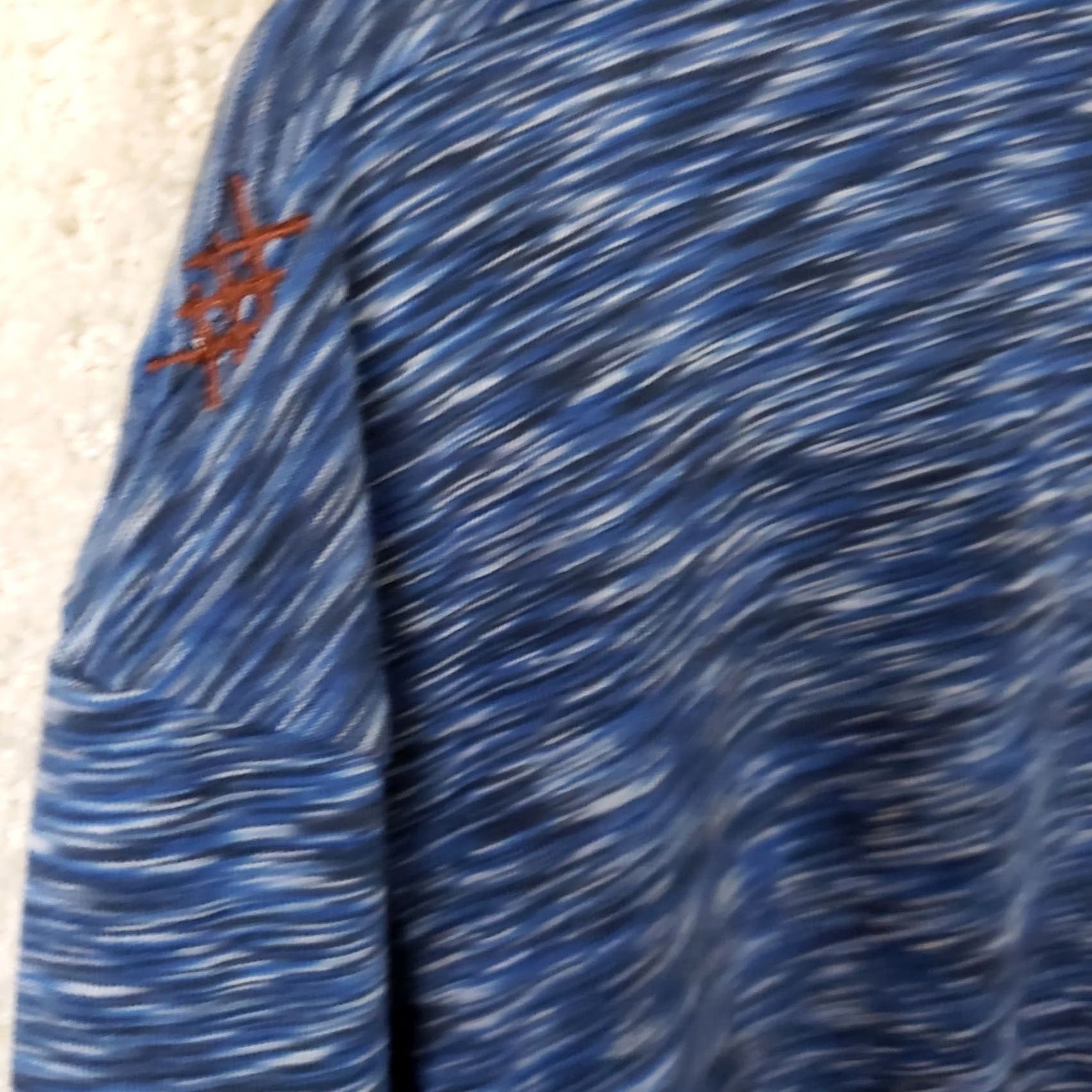 Rhone Rhone Mens XXL Blue Long Sleeve Henley Shirt 94% Pima Cotton 6% Spandex Heathered Size US XXL / EU 58 / 5 - 5 Thumbnail
